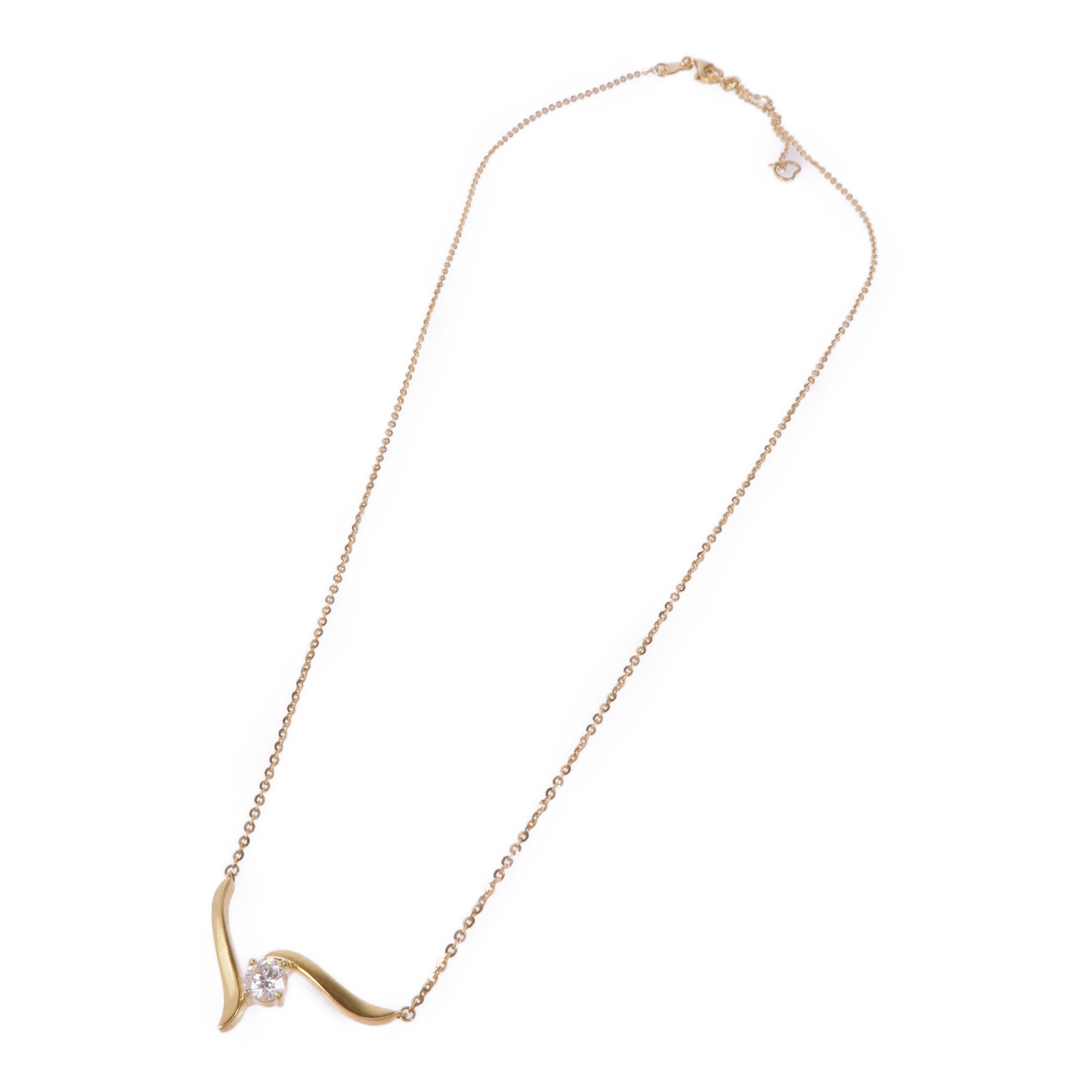 JEWELRY 【激減優惠】18K黃金Diamond Necklace鑽石項鍊