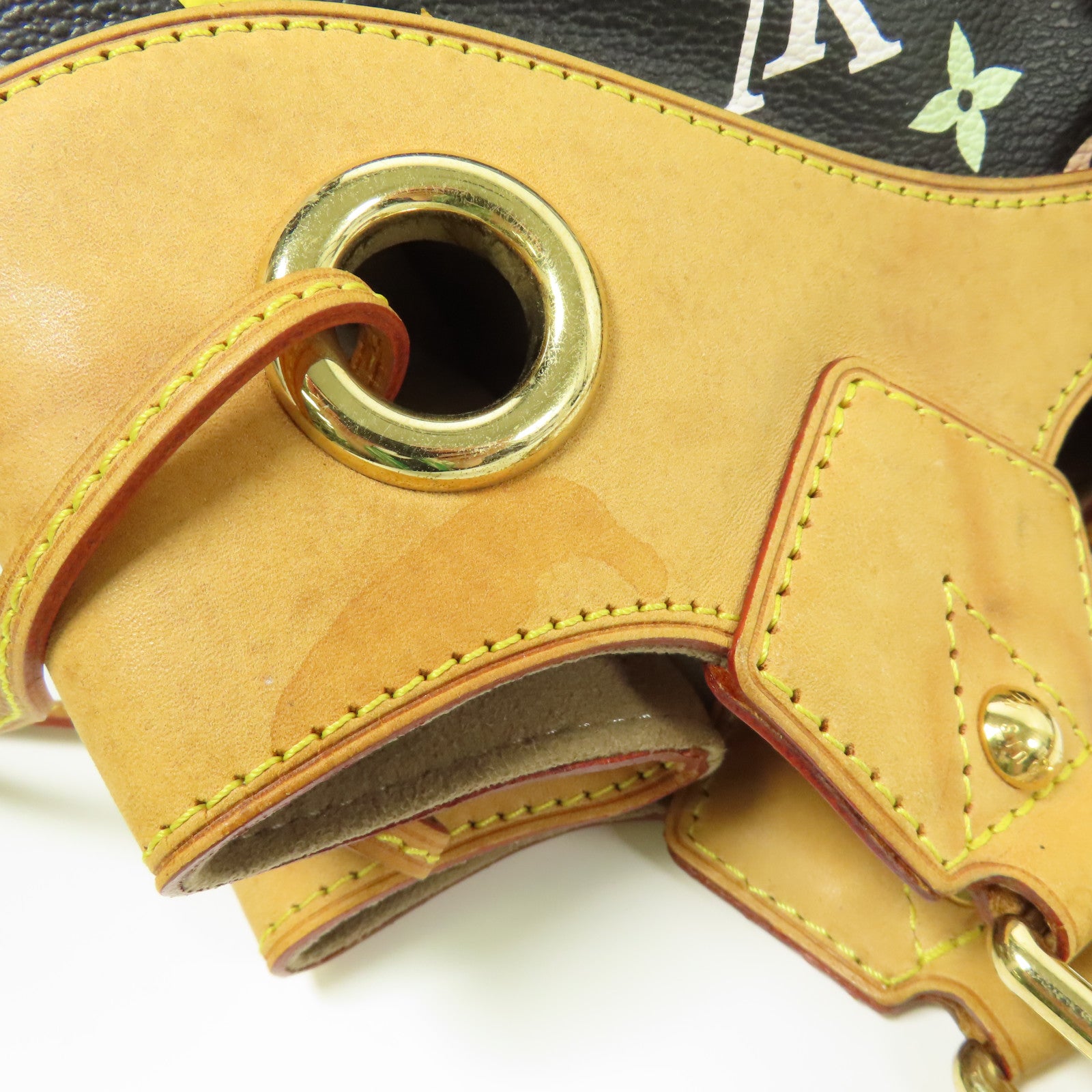 LOUIS VUITTON LV GHW Ursula Shoulder Bag M40124 Monogram Multicolore Black