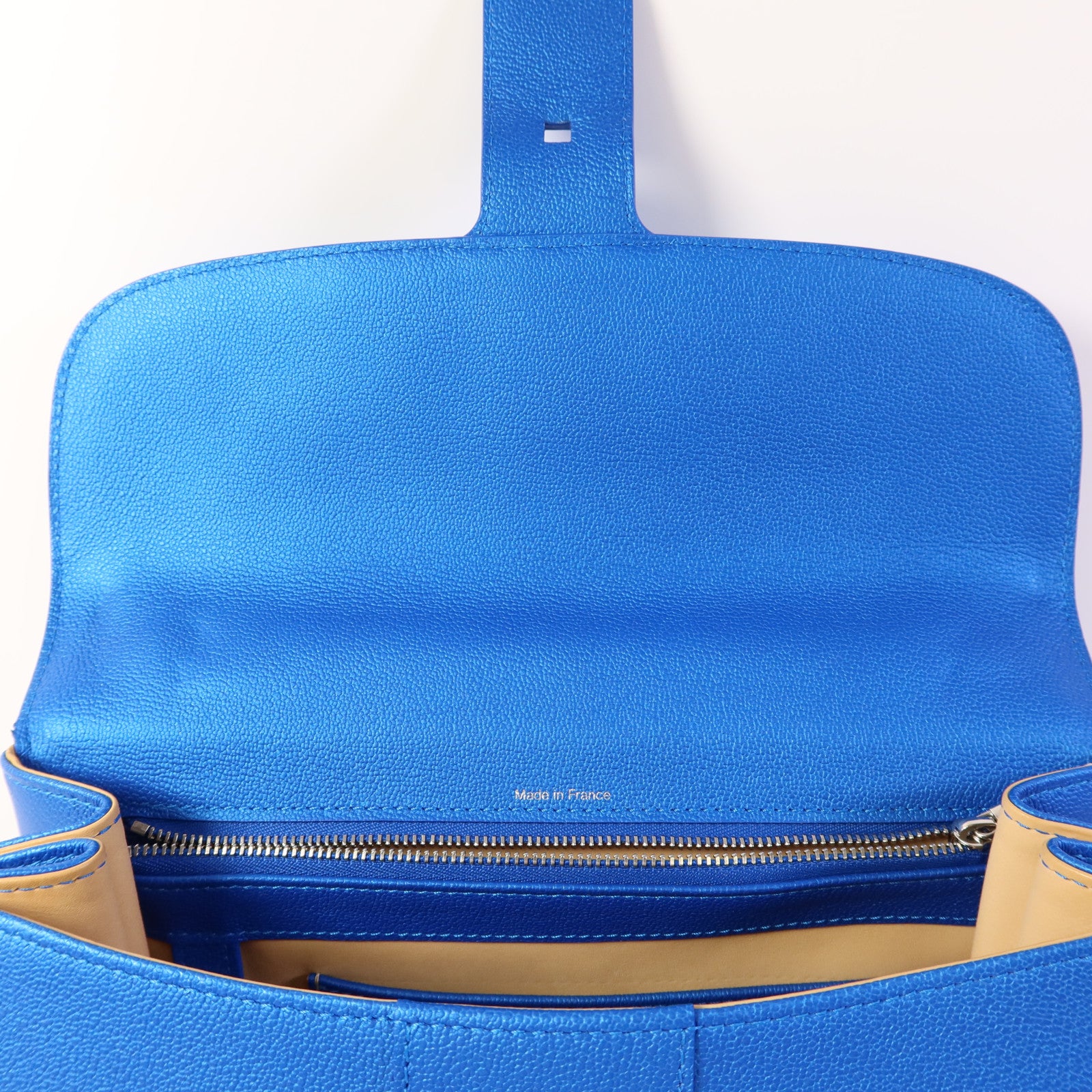 Delvaux 牛皮皮革Brillant MM銀扣手挽肩背兩用袋