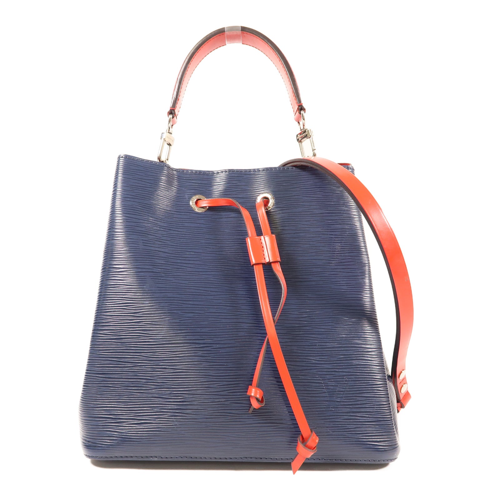 LOUIS VUITTON Epi NeoNoe MM銀扣手挽肩背兩用袋