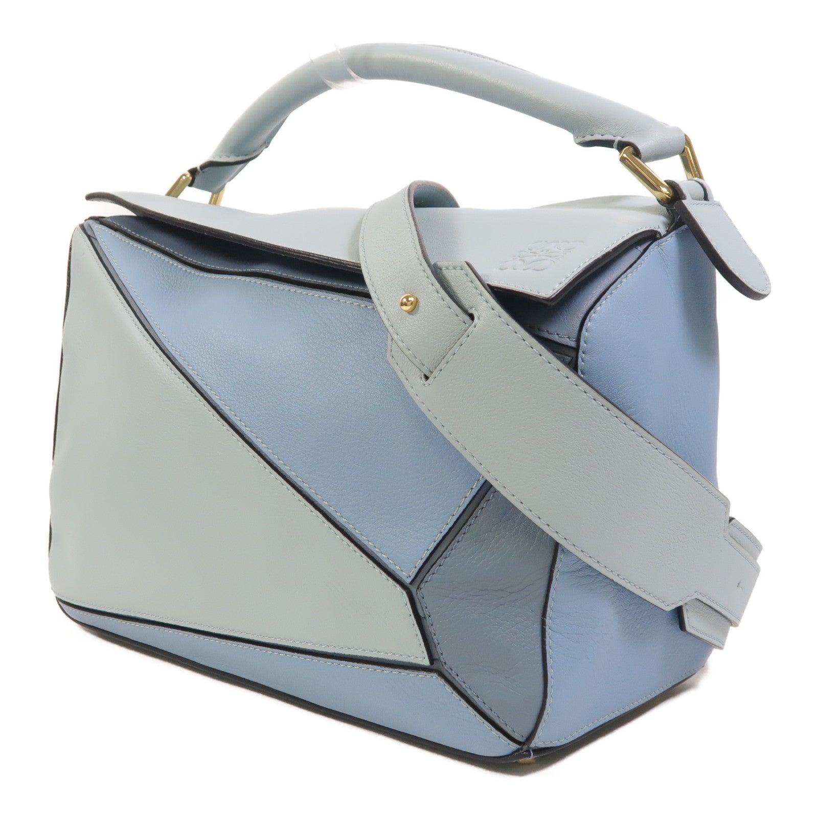 LOEWE 牛皮皮革Puzzle手挽肩背兩用袋