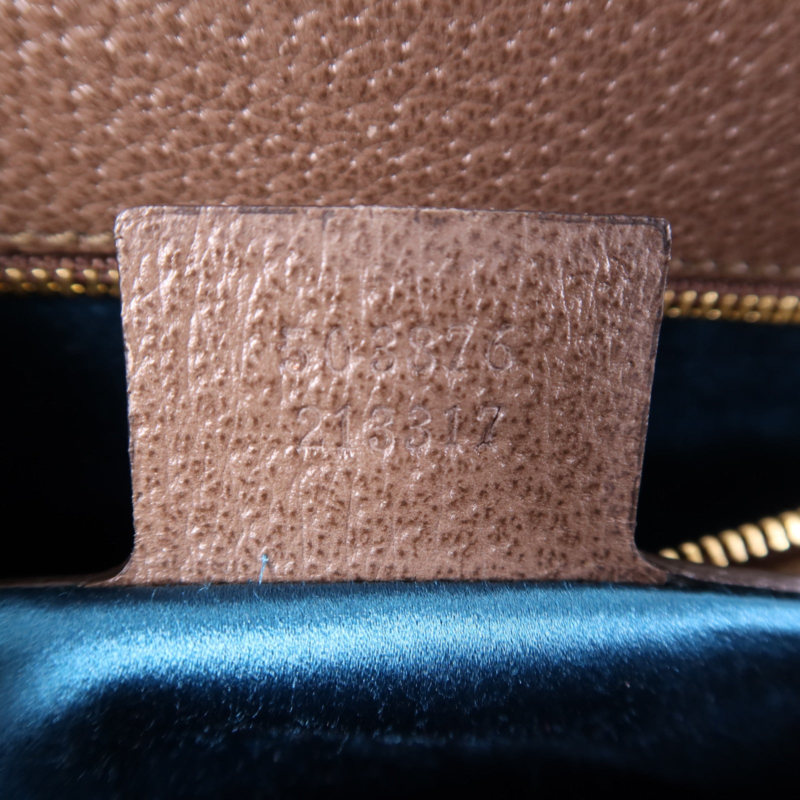 GUCCI GG GHW Ophidia GG Medium Chain Shoulder Bag Coated Canvas Brown