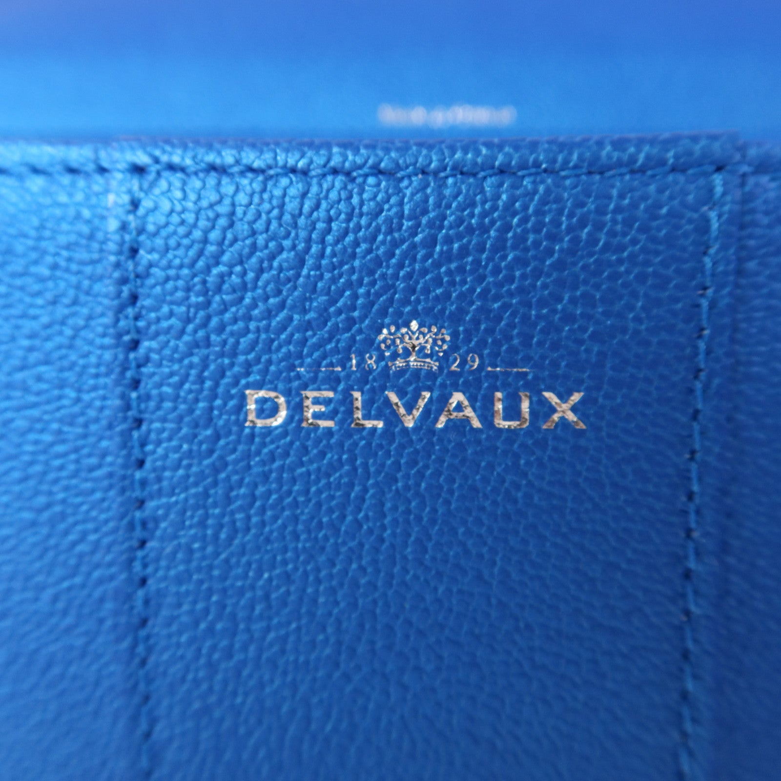 Delvaux 牛皮皮革Brillant MM銀扣手挽肩背兩用袋