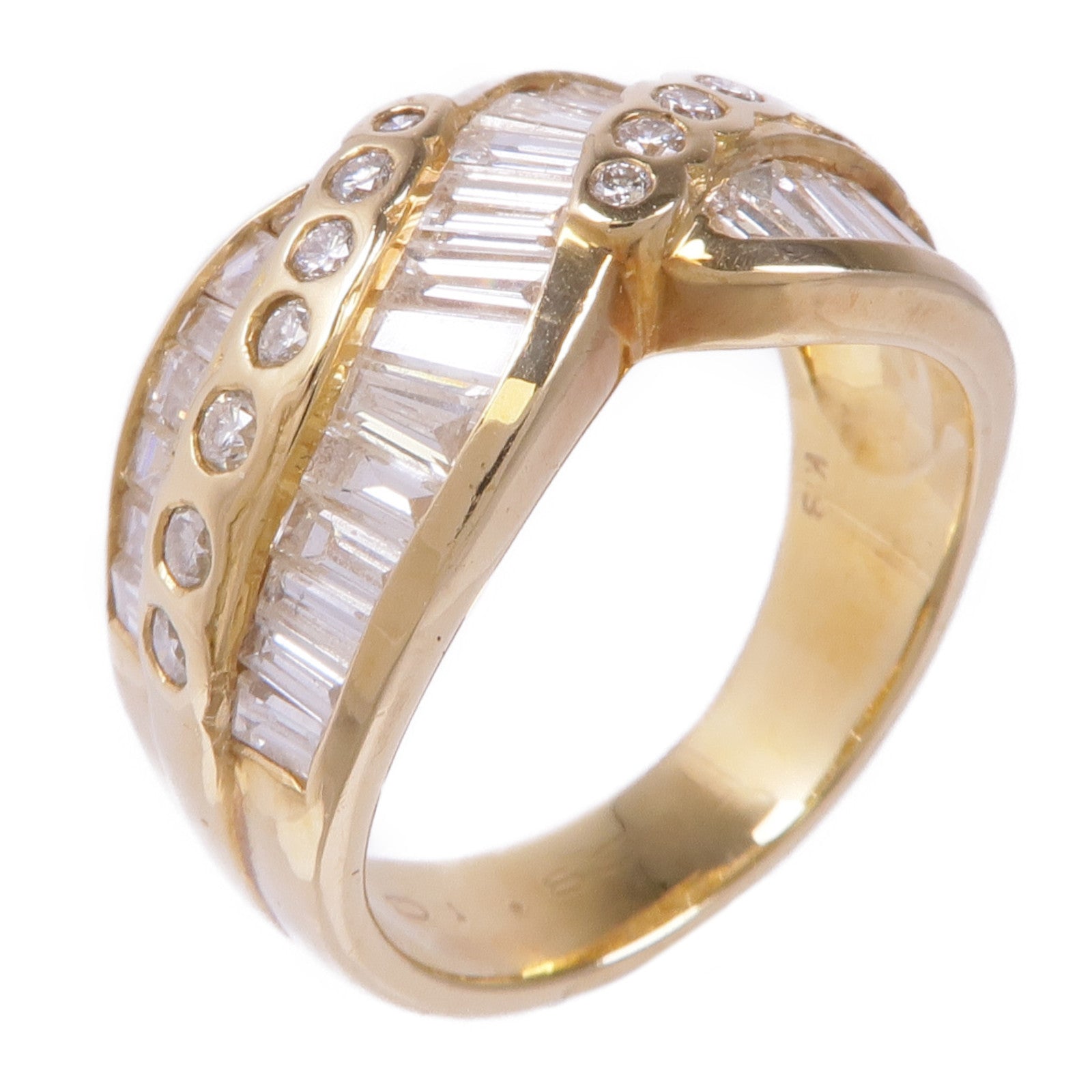 JEWELRY 【激減優惠】18K黃金Diamond Ring鑽石戒指US#6.5