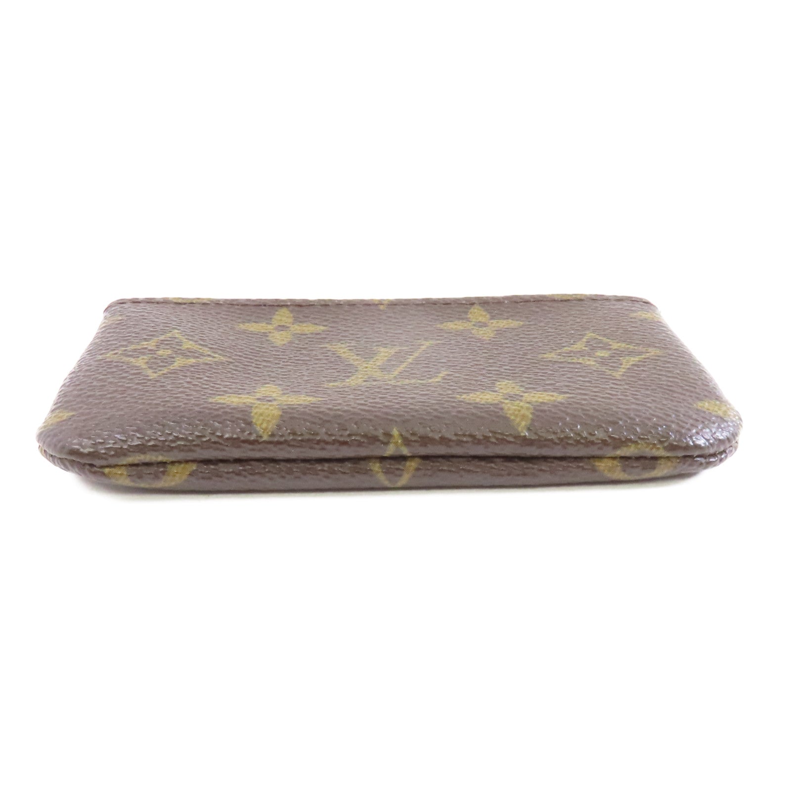 LOUIS VUITTON Monogram Coins Case金扣零錢包棕色