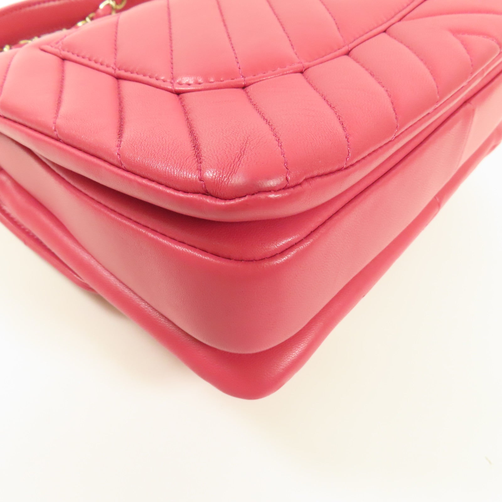 CHANEL 牛皮皮革Trendy CC金扣手挽肩背兩用袋