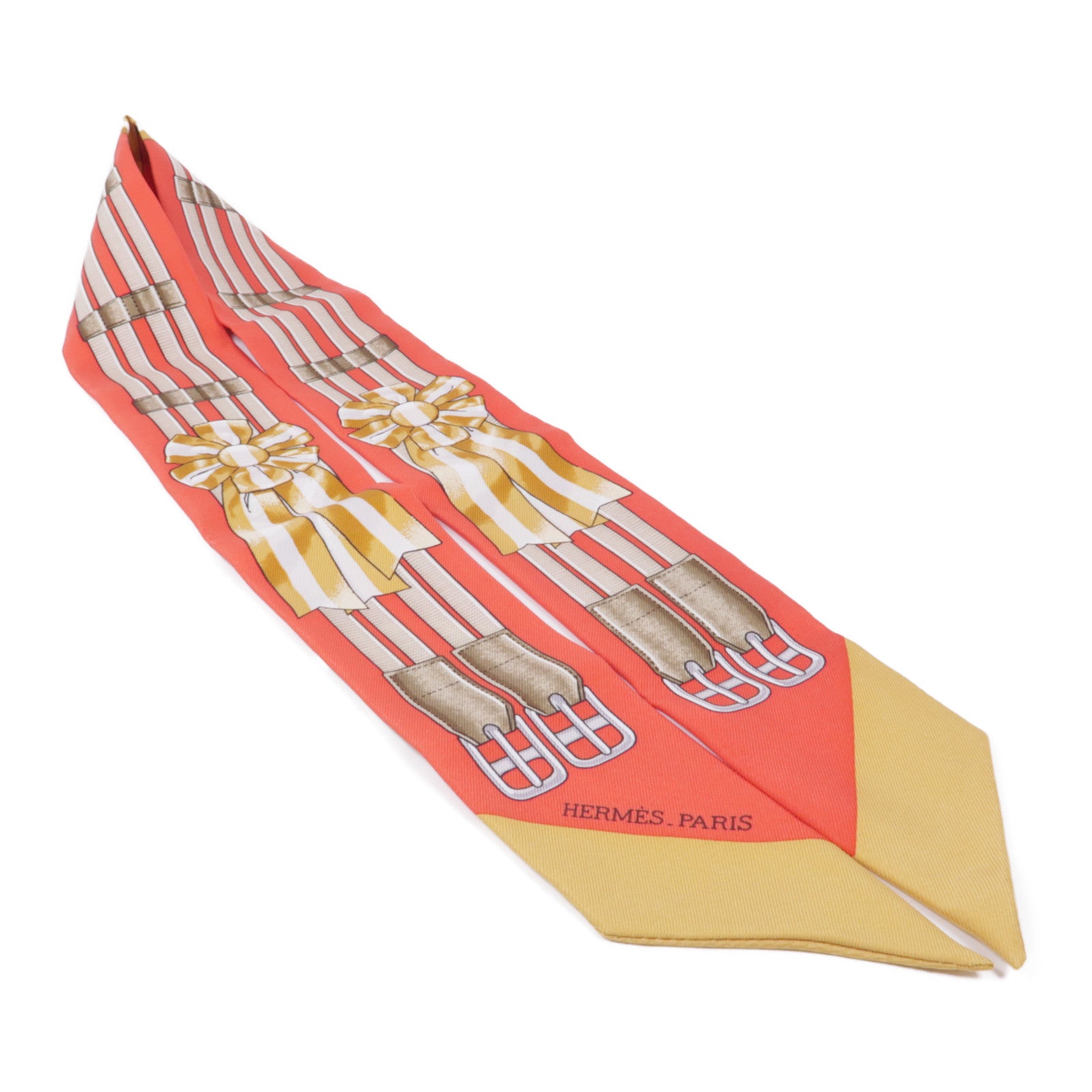 HERMES 絲質Twilly絲巾