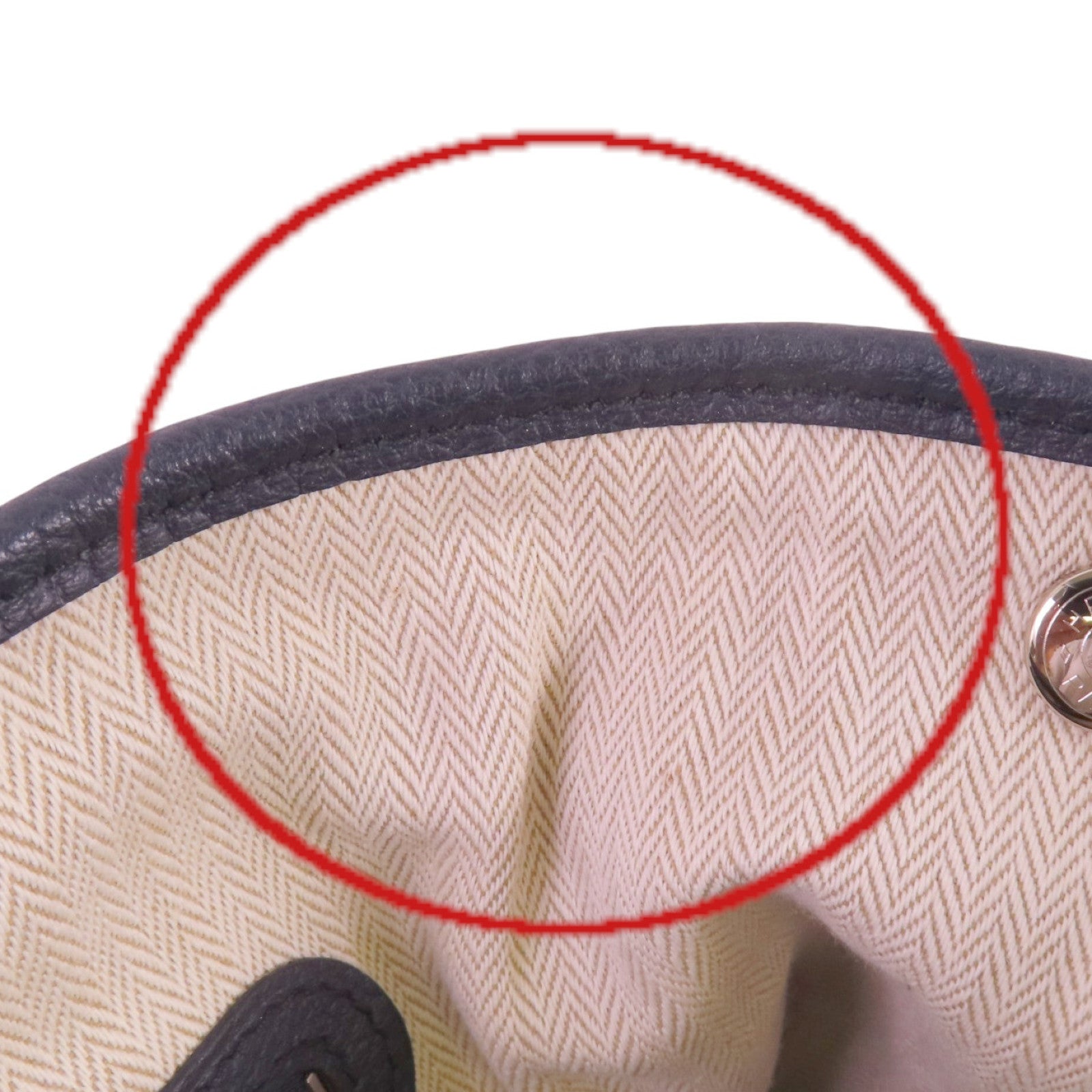 HERMES Negonda皮革Garden Party PM銀扣手挽袋