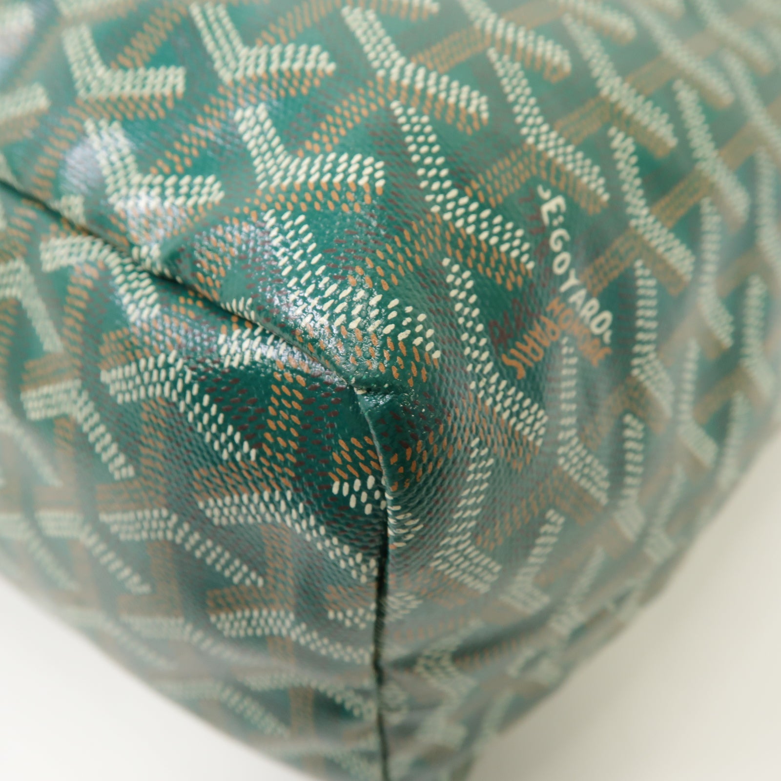 GOYARD 塗層帆布Saint Louis肩背袋綠色