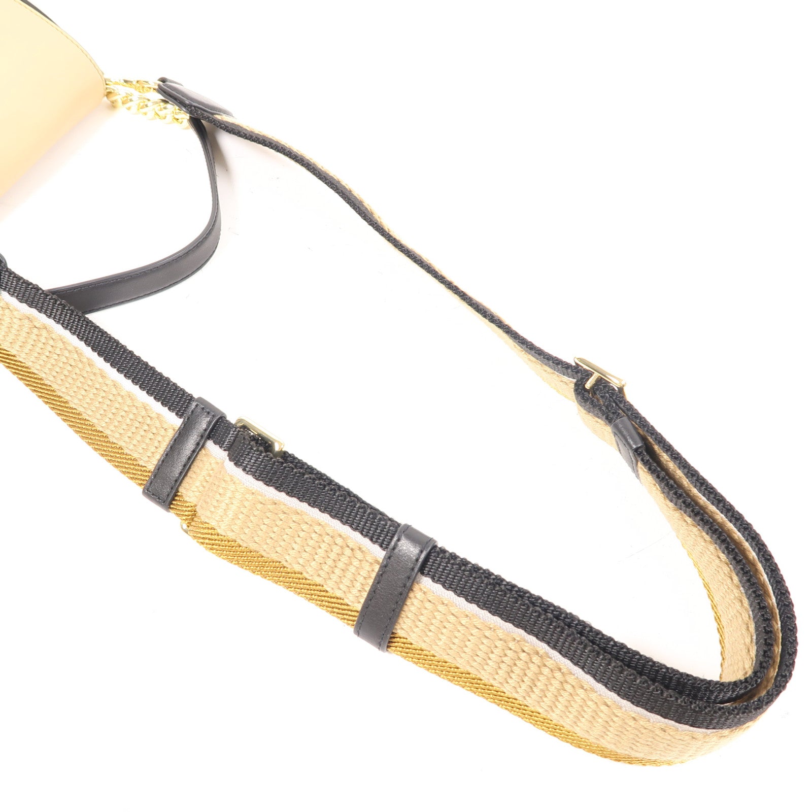 MARC JACOBS 牛皮皮革Mini Satchel金扣手挽肩背兩用袋啡色/白色