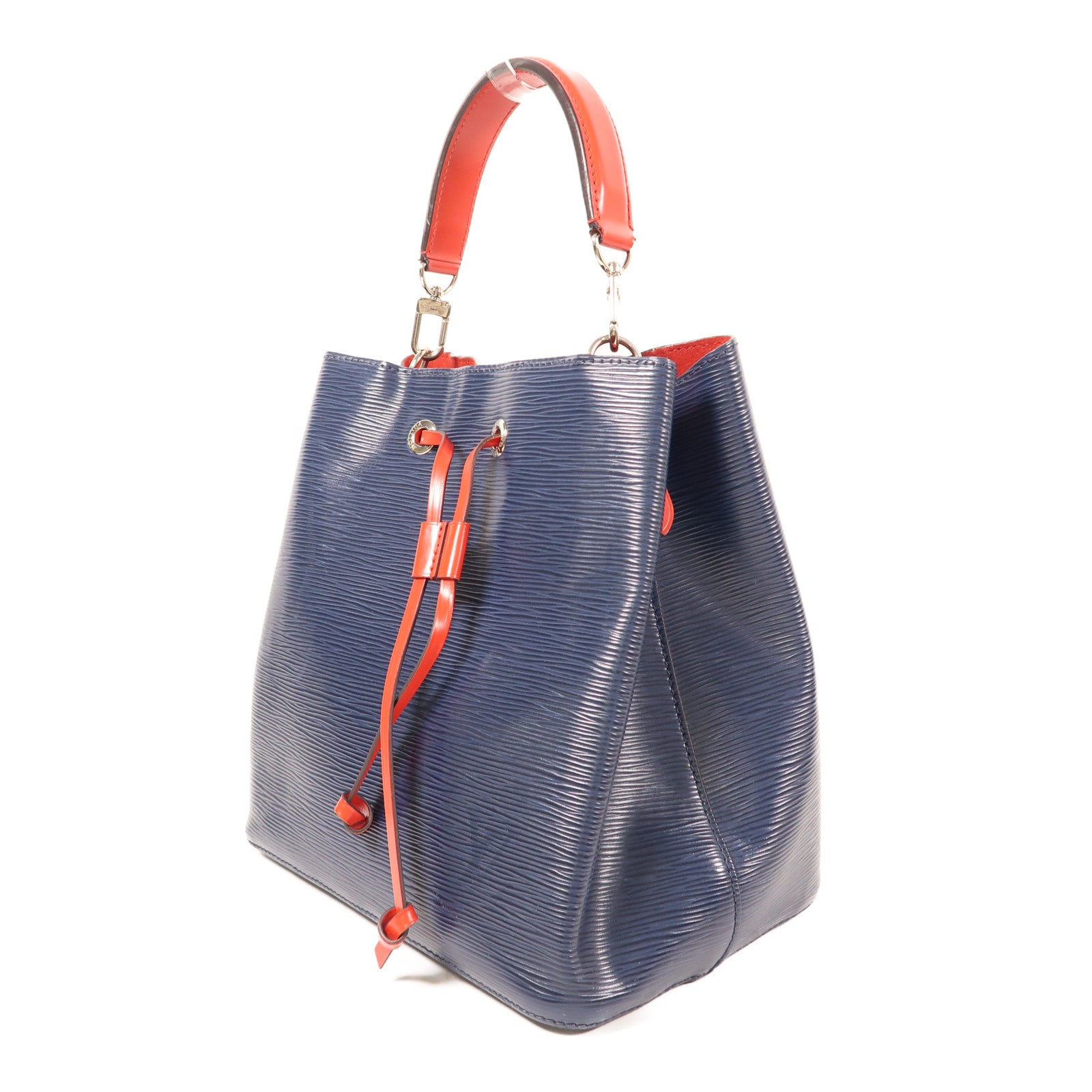 LOUIS VUITTON Epi NeoNoe MM銀扣手挽肩背兩用袋