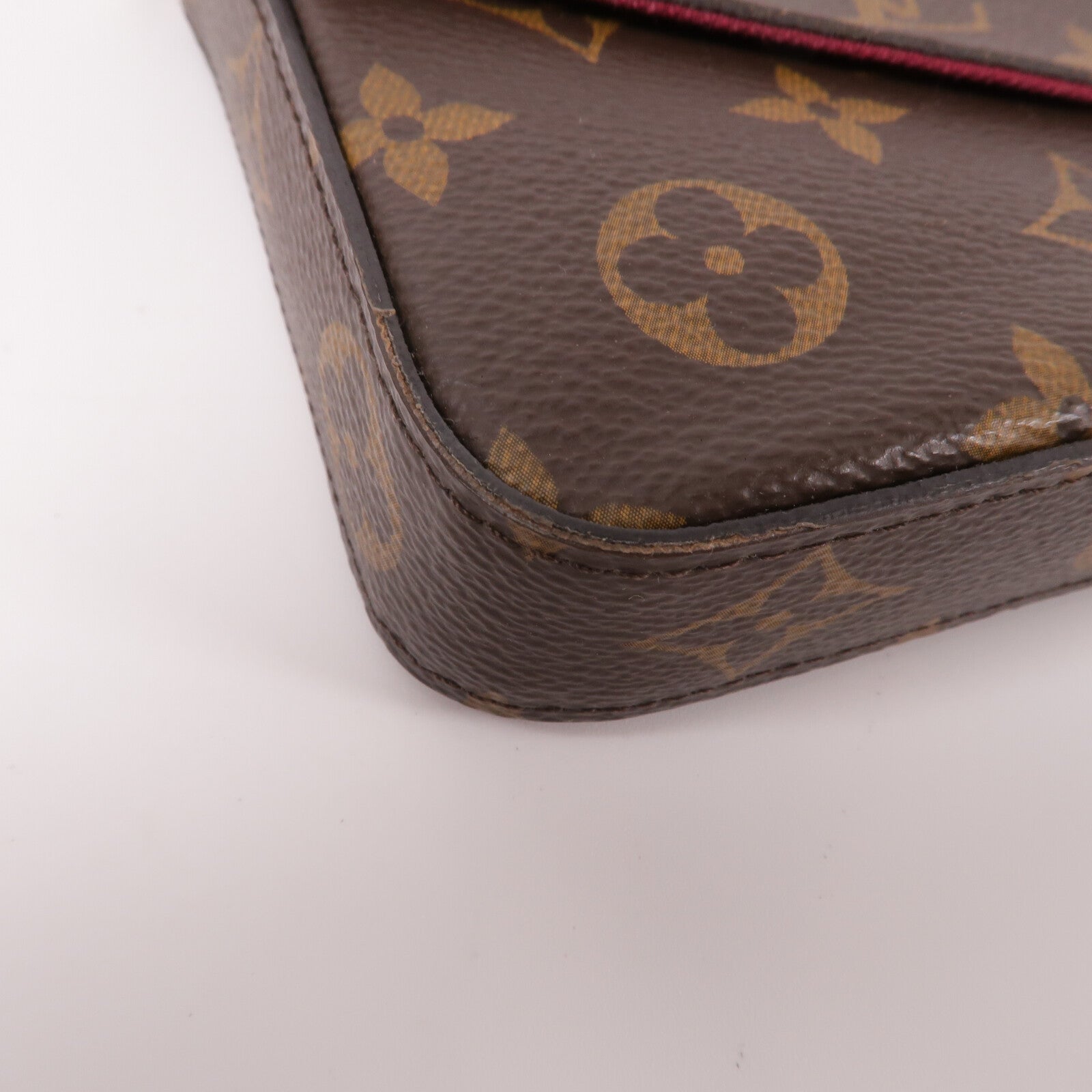 LOUIS VUITTON Monogram Pochette Felicie鏈帶肩背袋