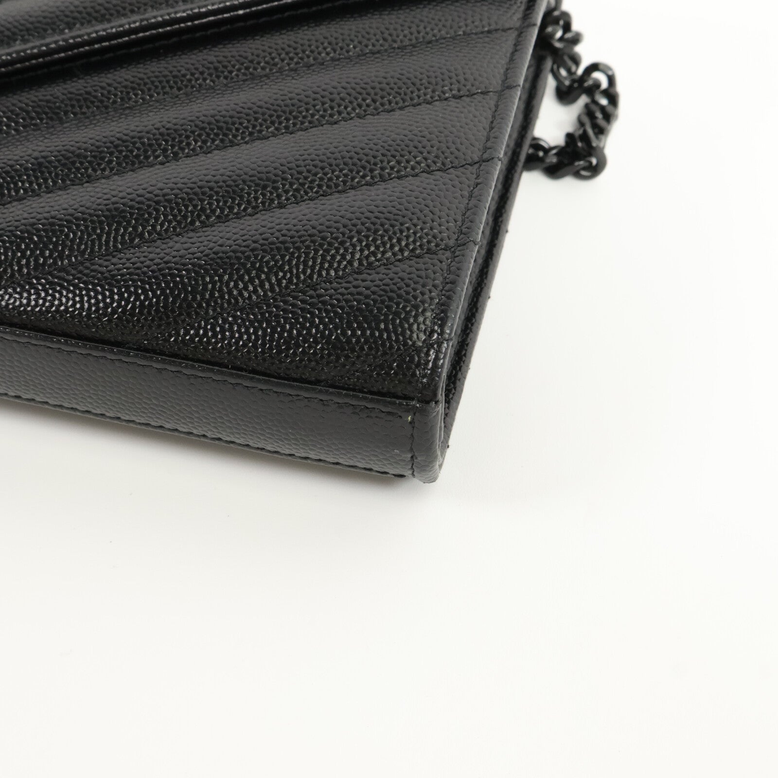 SAINT LAURENT 牛皮皮革Cassandre Envelope肩背袋