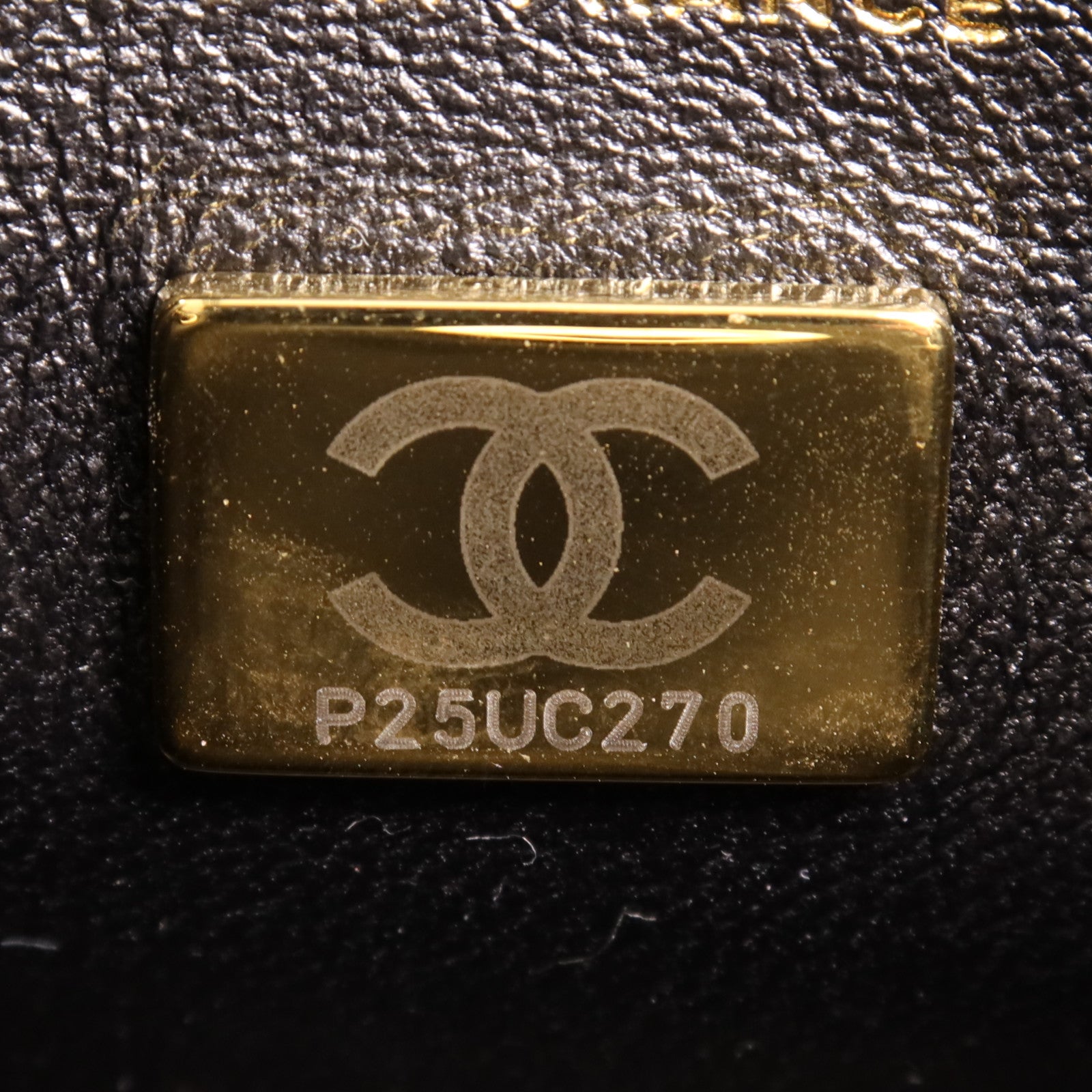 CHANEL 牛皮皮革Seasonal Mini Tote金扣鏈帶肩背袋