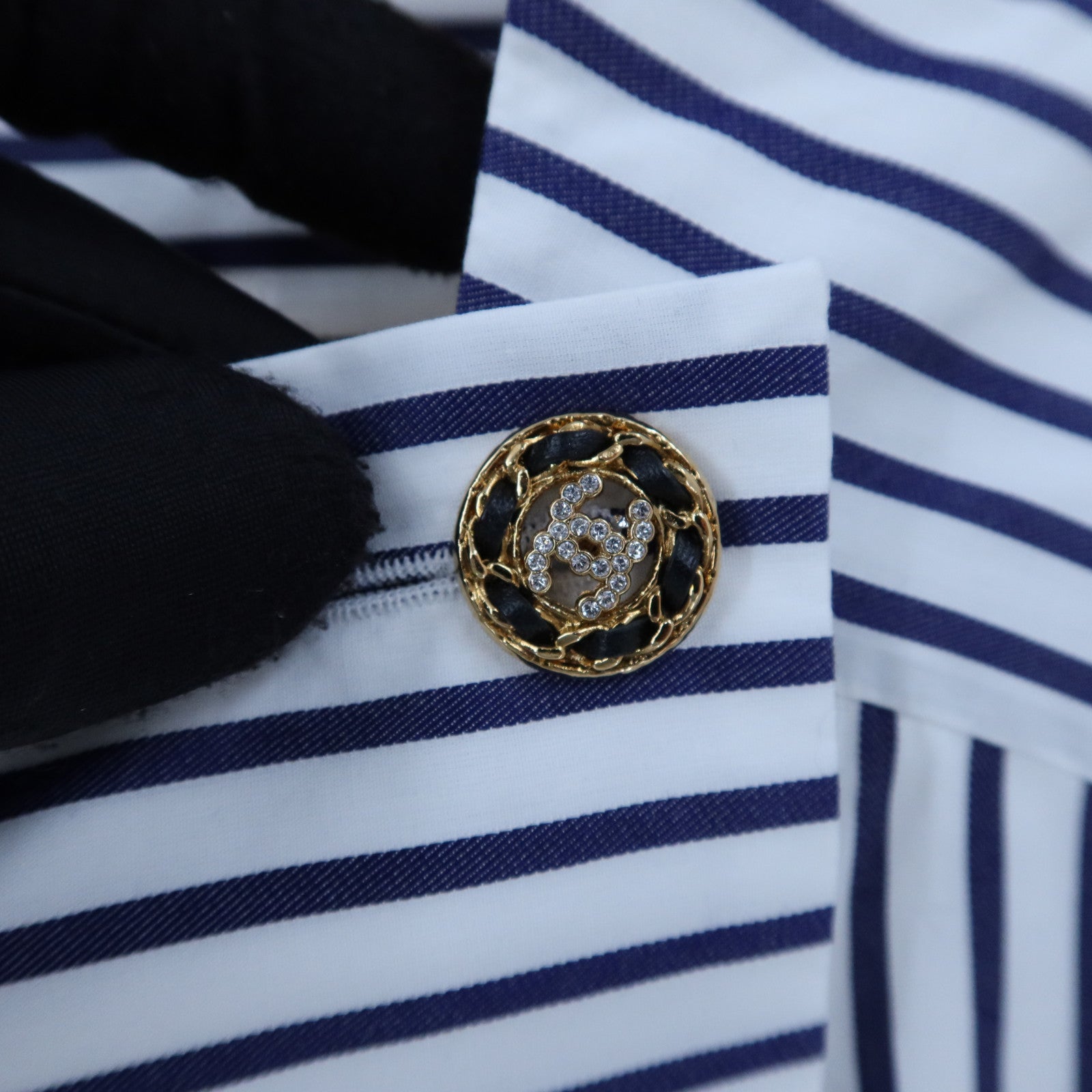 CHANEL Cotton Coco Button P72 Blouse上衣