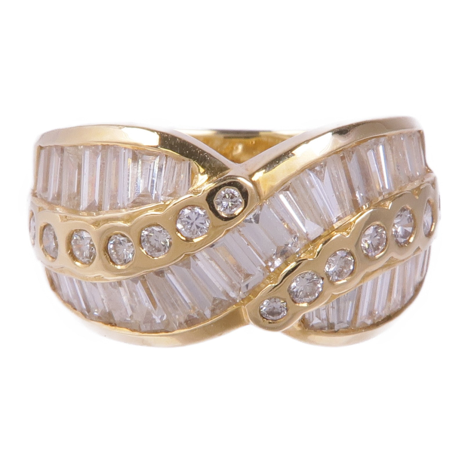 JEWELRY 【激減優惠】18K黃金Diamond Ring鑽石戒指US#6.5