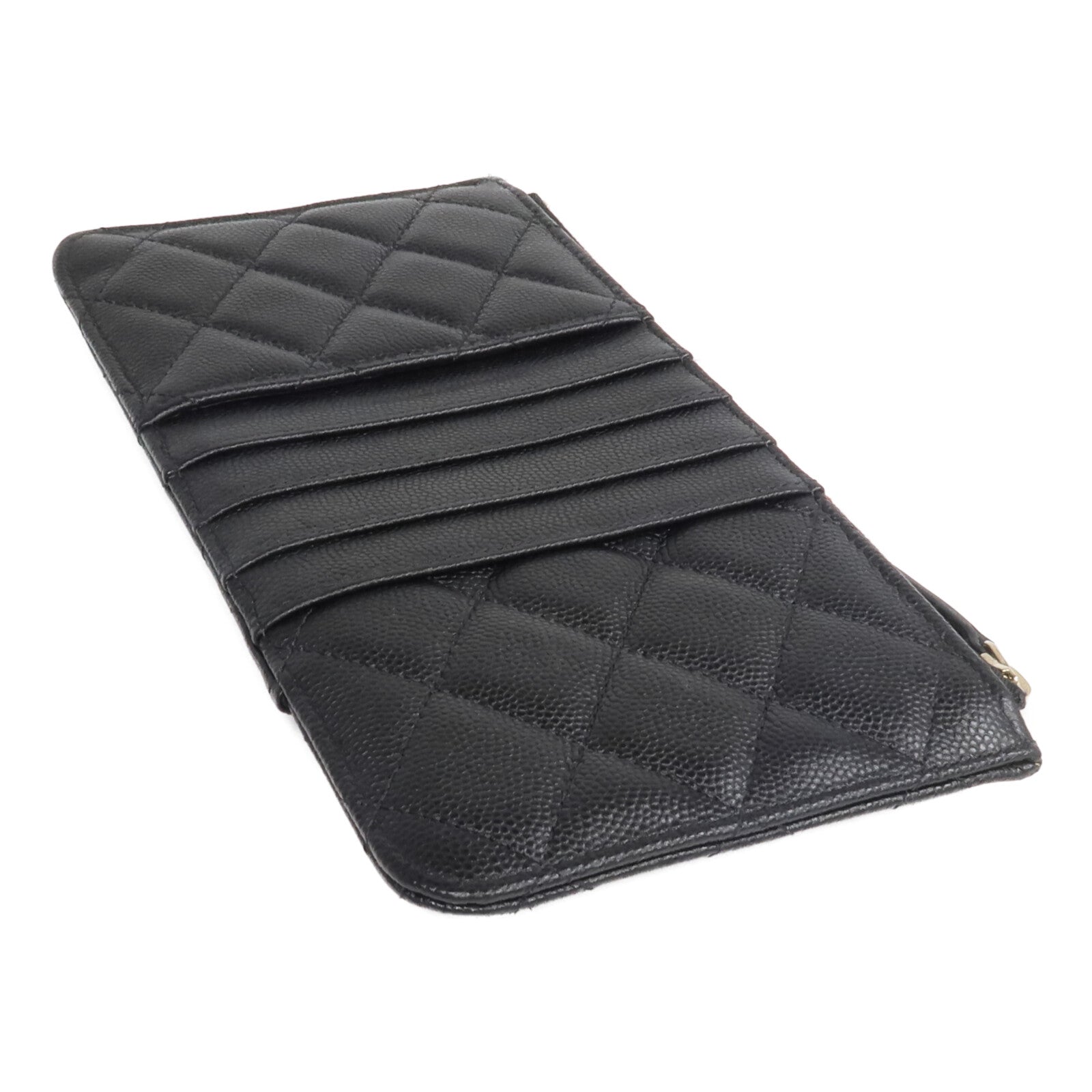 CHANEL 牛皮皮革Classic Phone Pouch with Zipper長錢包/手機袋