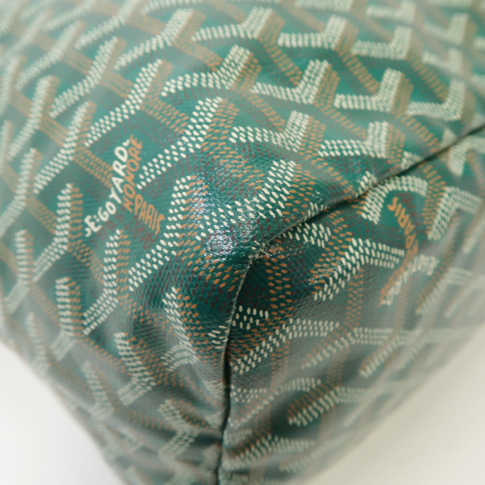 GOYARD 塗層帆布Saint Louis肩背袋綠色