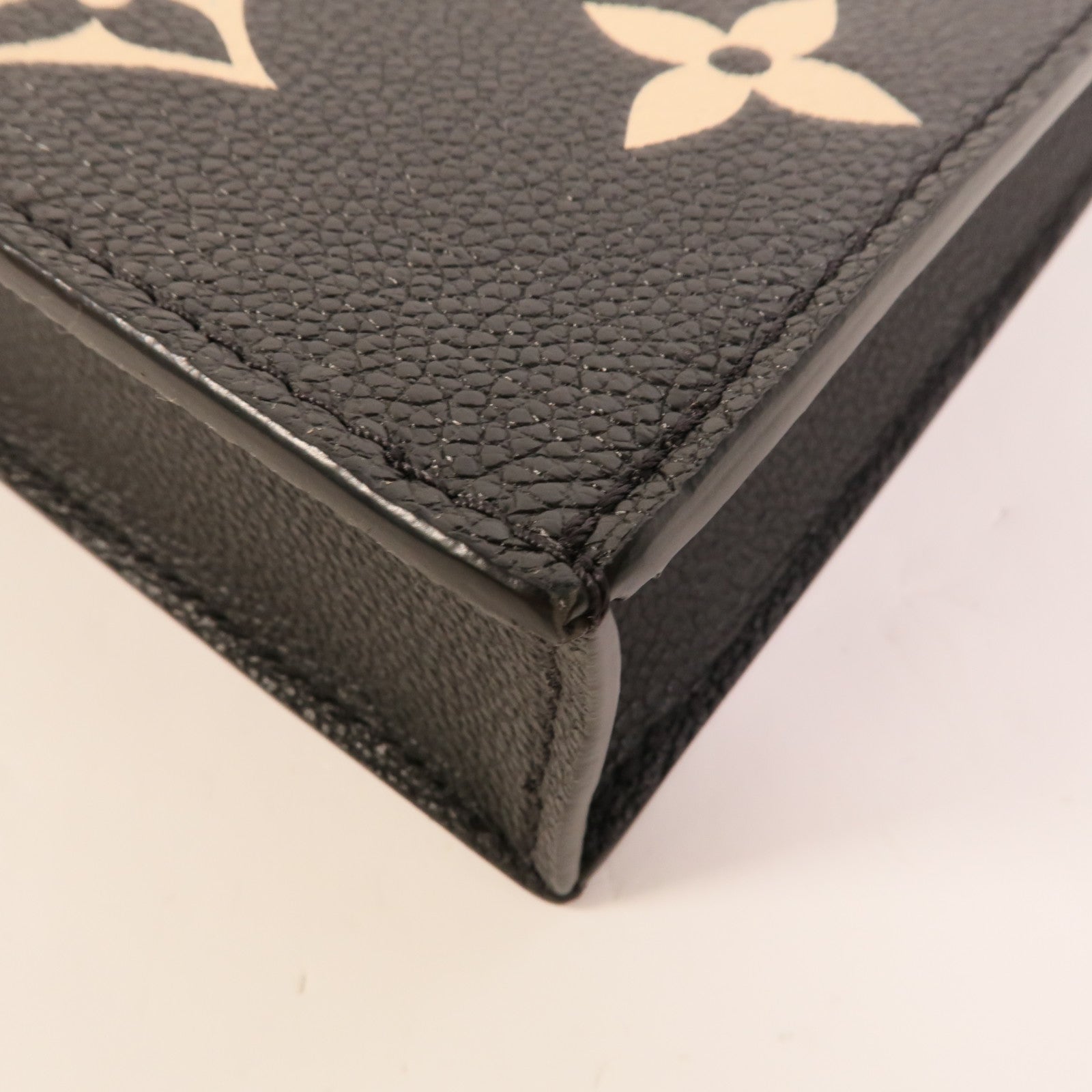 LOUIS VUITTON Monogram Empreinte Petit Sac Plat金扣手挽肩背兩用袋
