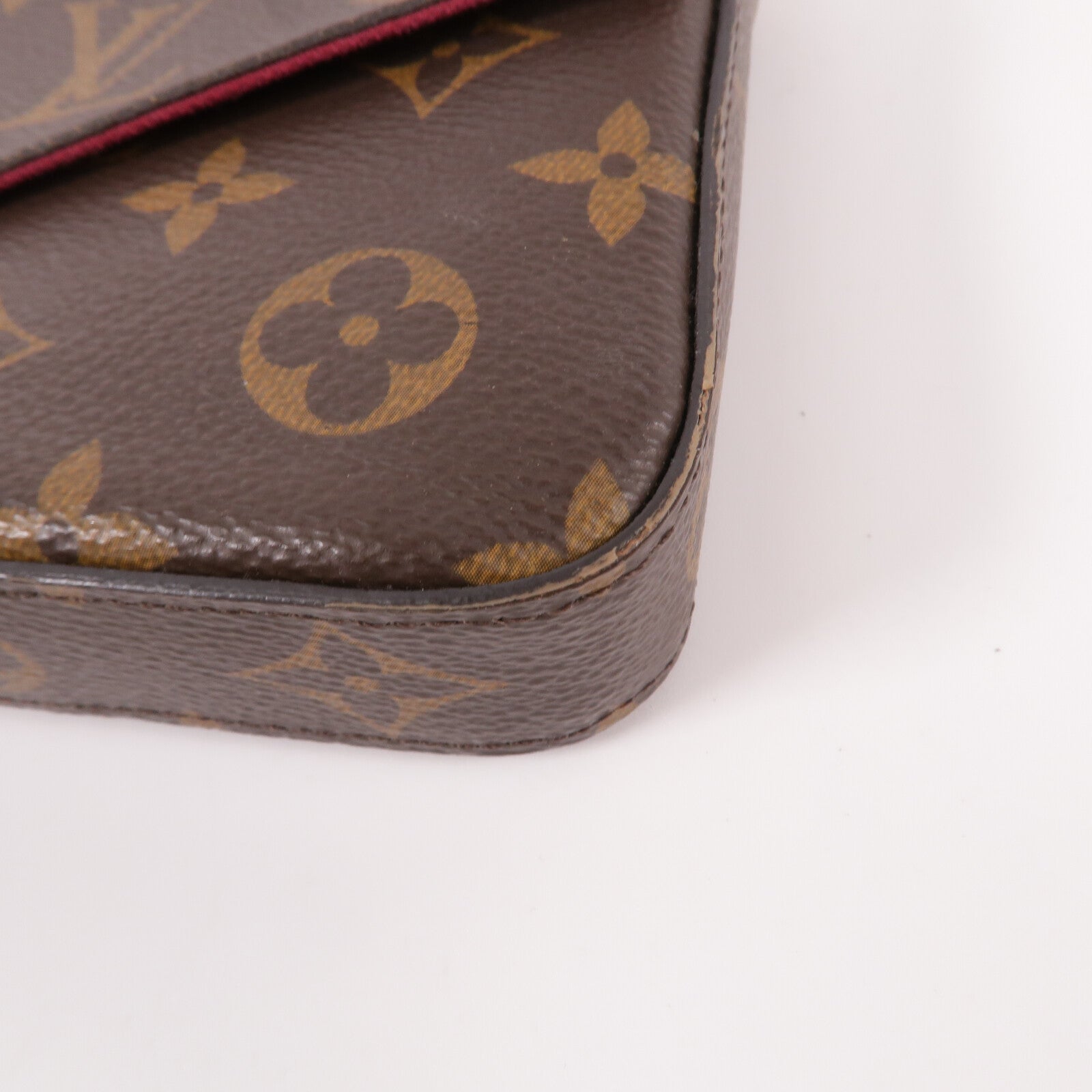 LOUIS VUITTON Monogram Pochette Felicie鏈帶肩背袋