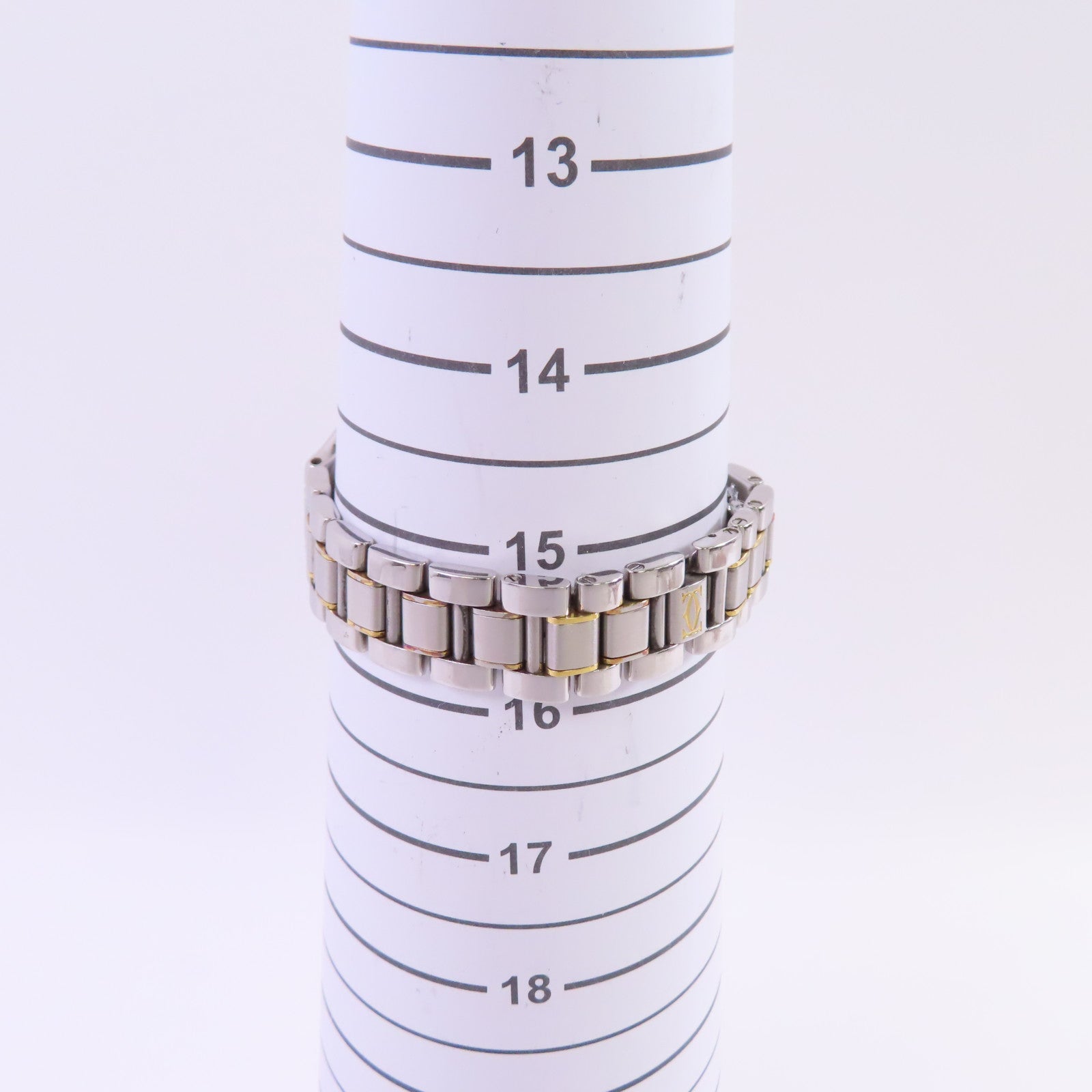 CARTIER 21 Must de Cartier W10073R6 Quartz Watch 18K YG Stainless Steel