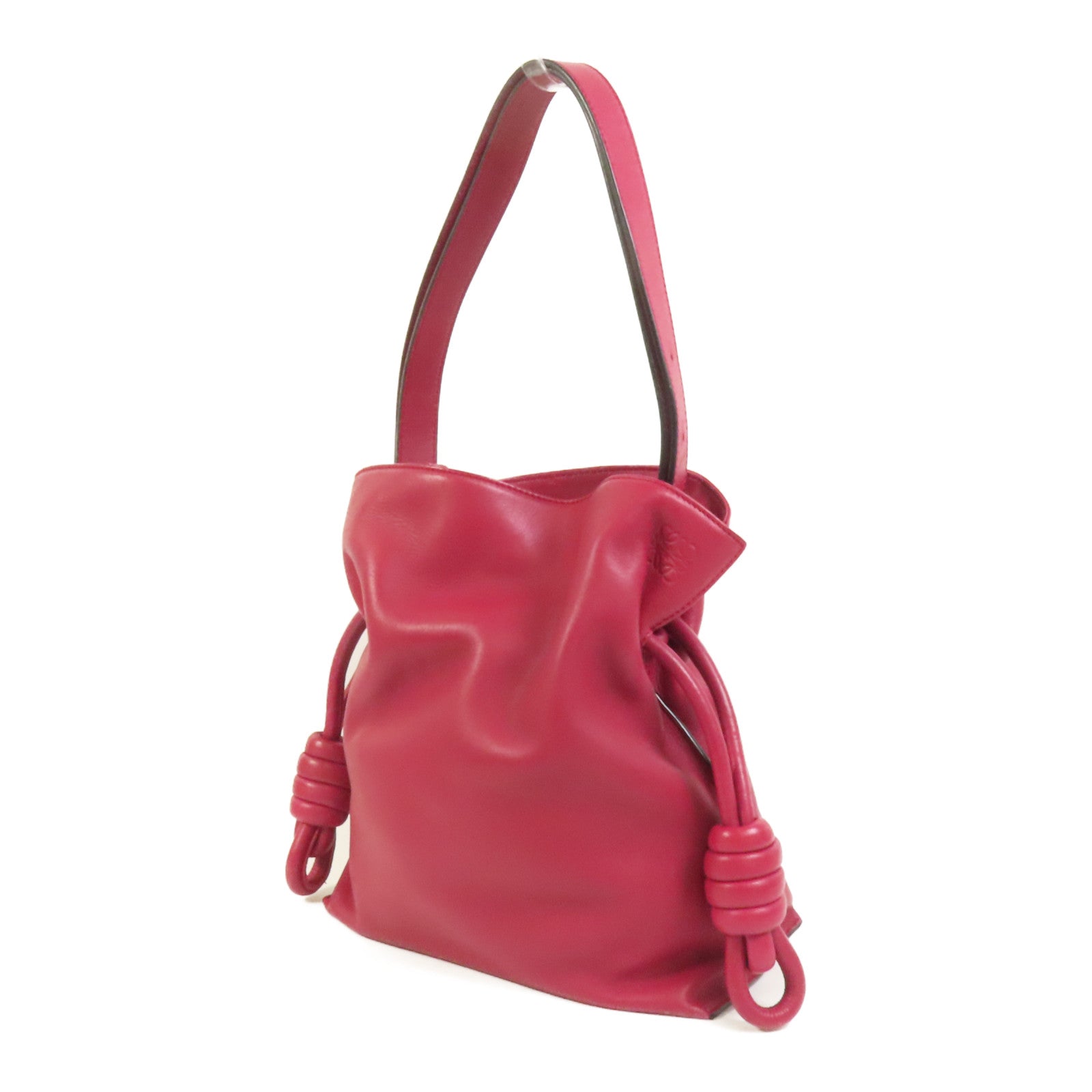 LOEWE 牛皮皮革Flamenco Knot肩背袋