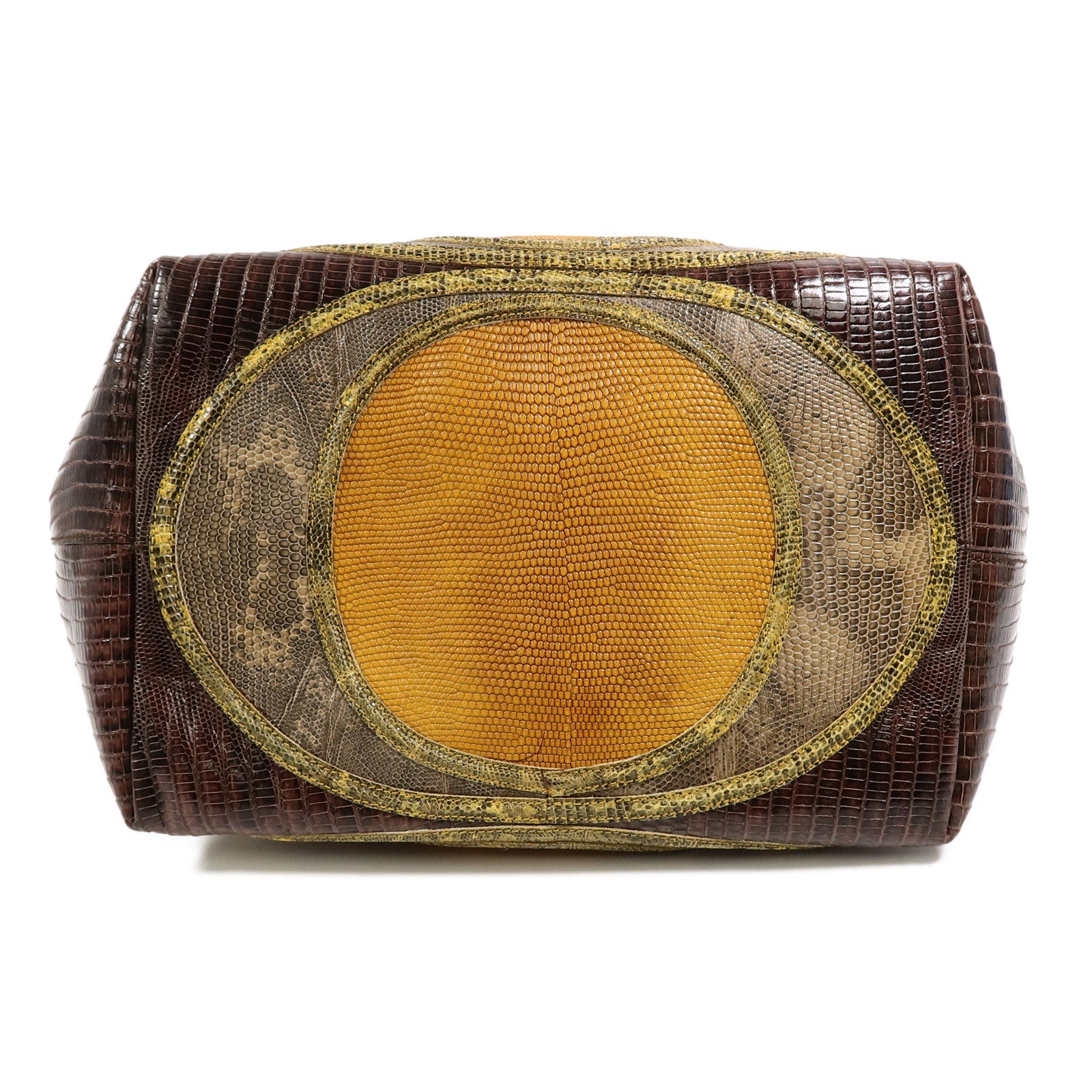 BOTTEGA VENETA 鱷魚/蜥蝪皮革Patchwork Preziso手挽袋