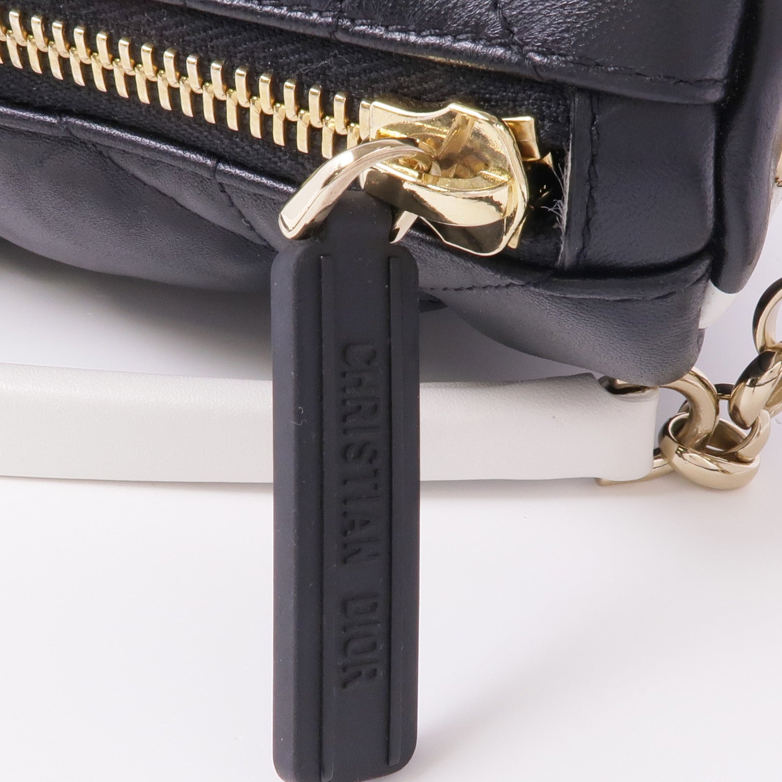 Dior 牛皮皮革Hobo Bag金扣手挽肩背兩用袋