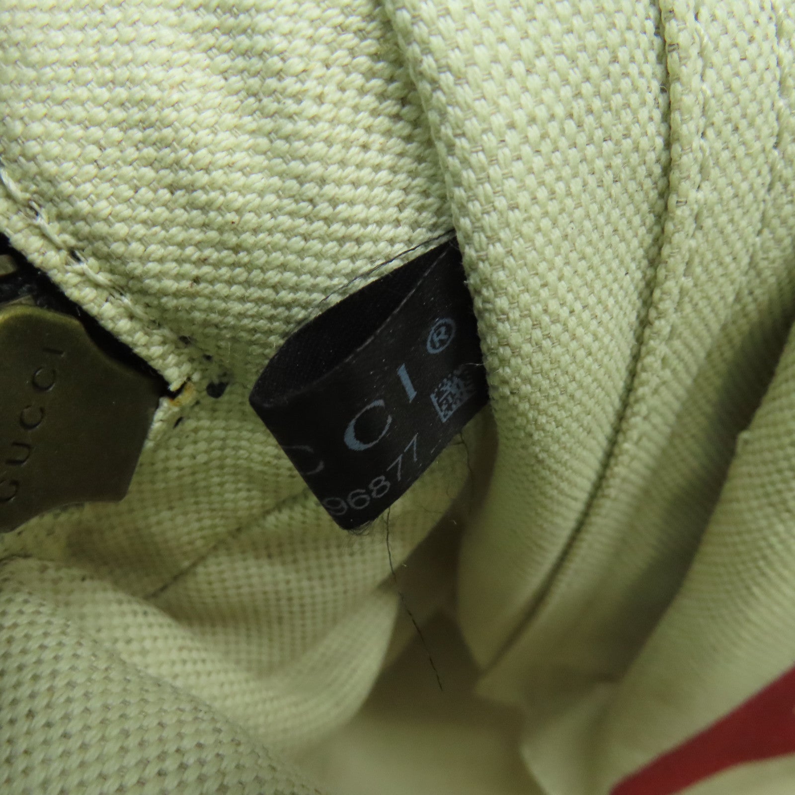 GUCCI 【激減優惠】塗層帆布Backpack金扣背包棕色