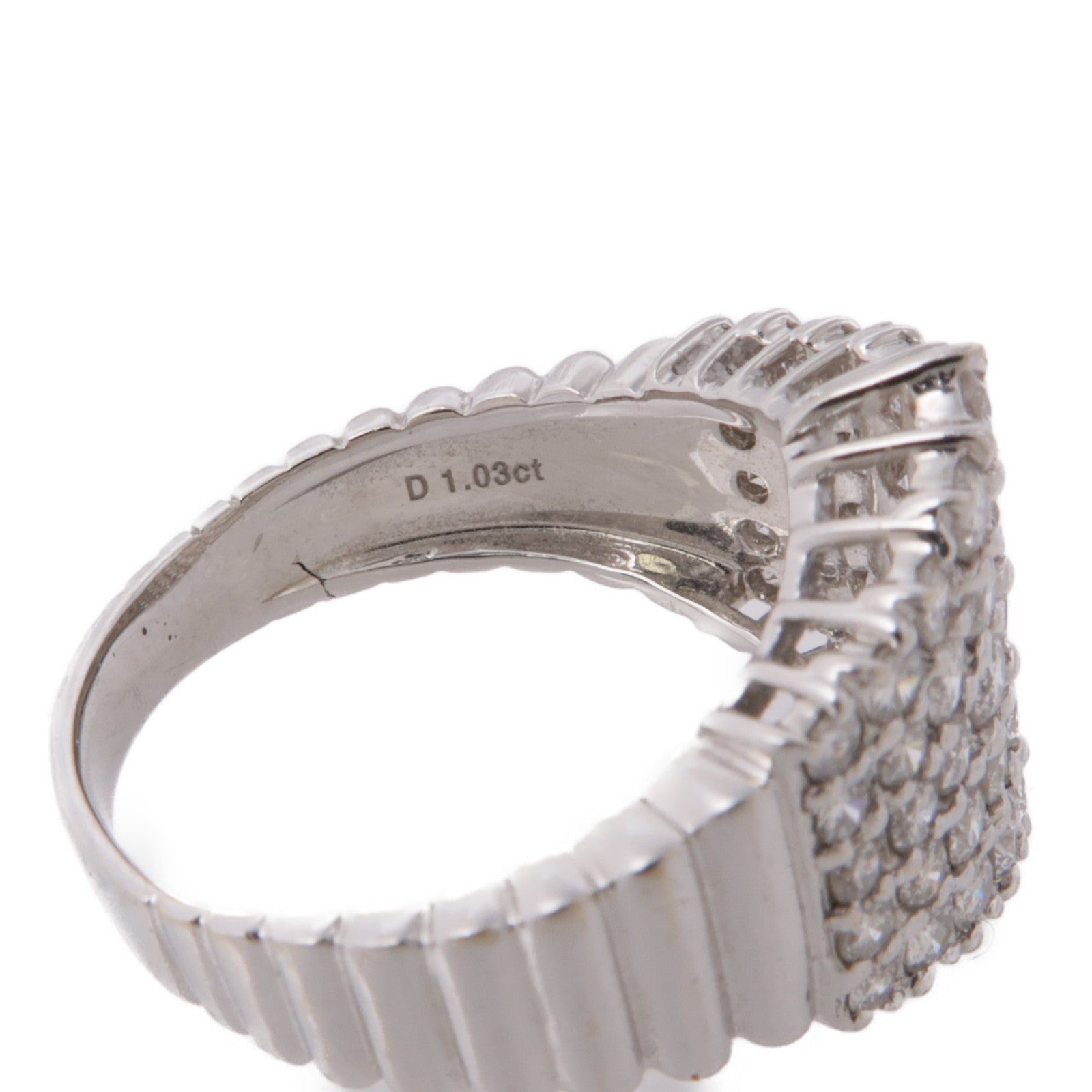 JEWELRY 18K白金Diamond Ring鑽石戒指US#4.25