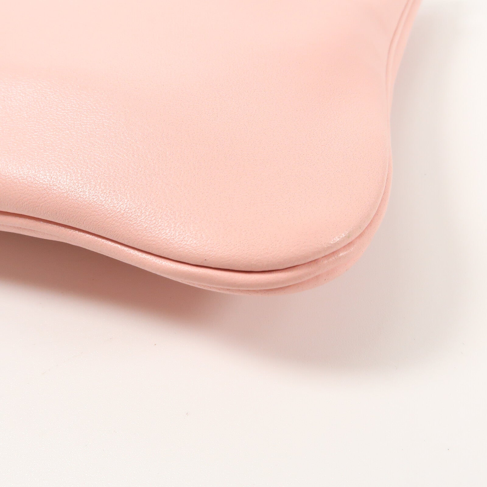HERMES Swift皮革Aline Mini銀扣肩背袋Rose Sakura