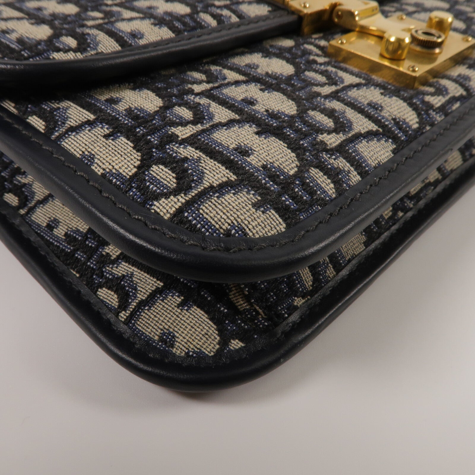 Dior 帆布Dioraddict Flap Bag鏈帶肩背袋