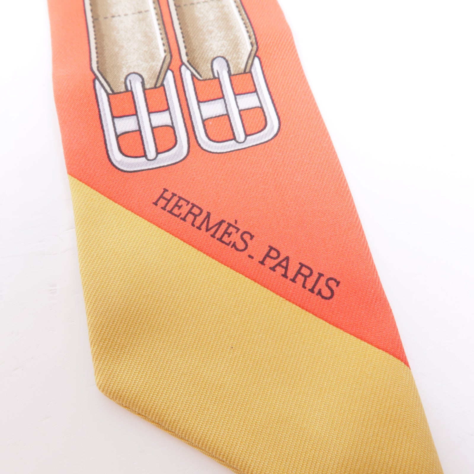 HERMES 絲質Twilly絲巾