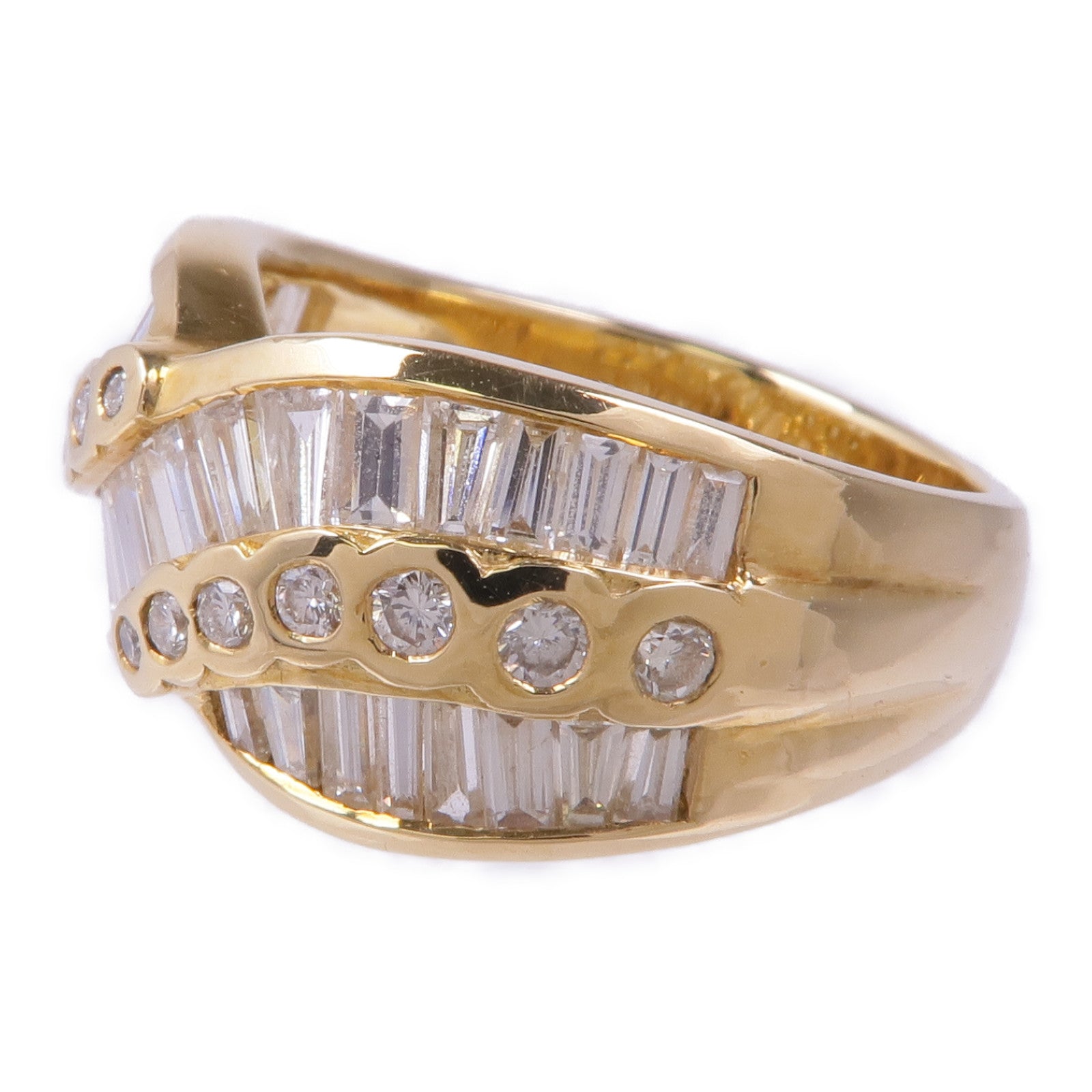 JEWELRY 【激減優惠】18K黃金Diamond Ring鑽石戒指US#6.5