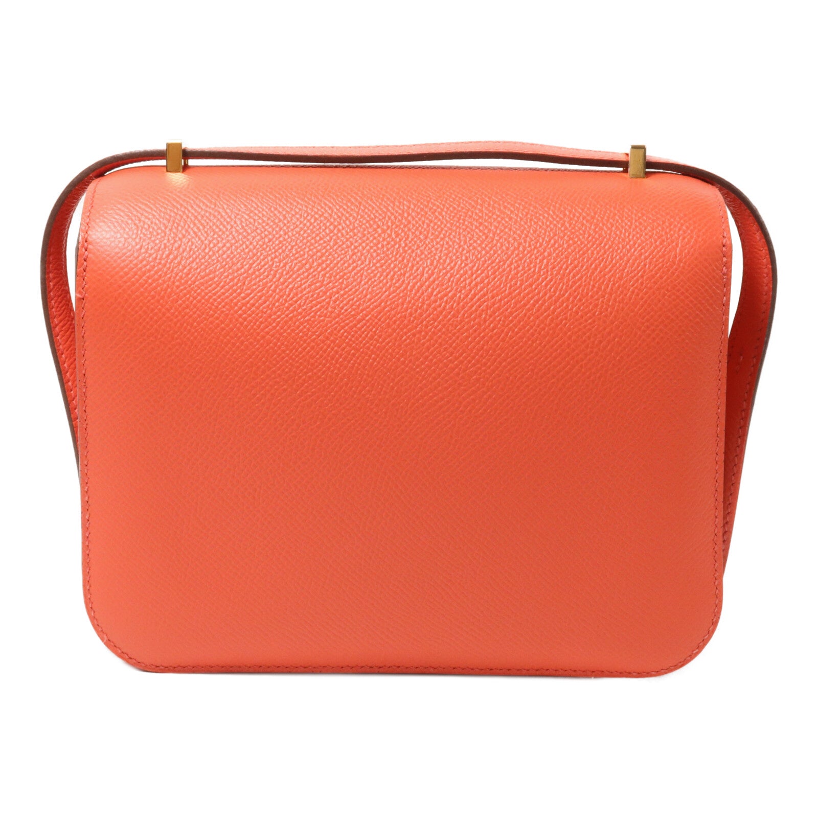 HERMES Epsom皮革Constance Mini肩背袋Rose Jaipur