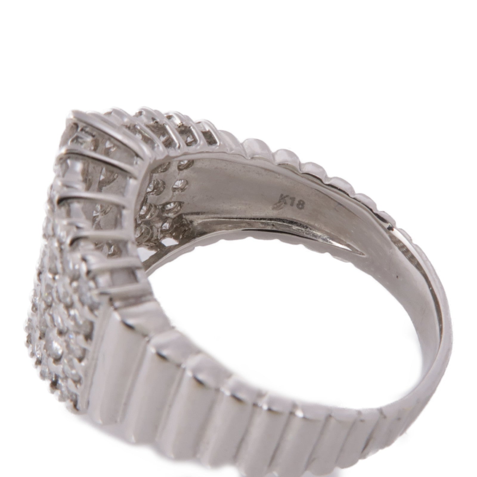 JEWELRY 18K白金Diamond Ring鑽石戒指US#4.25