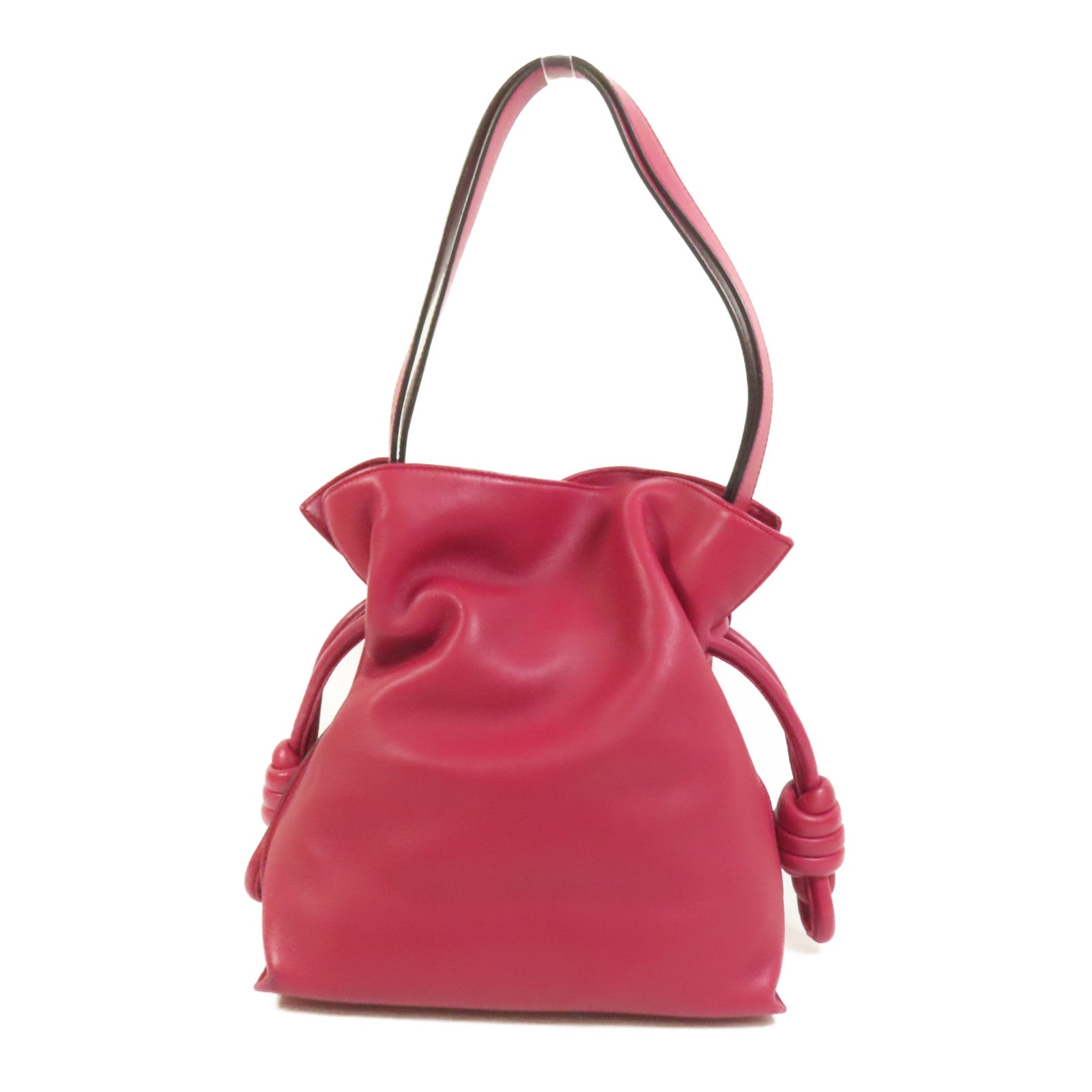 LOEWE 牛皮皮革Flamenco Knot肩背袋