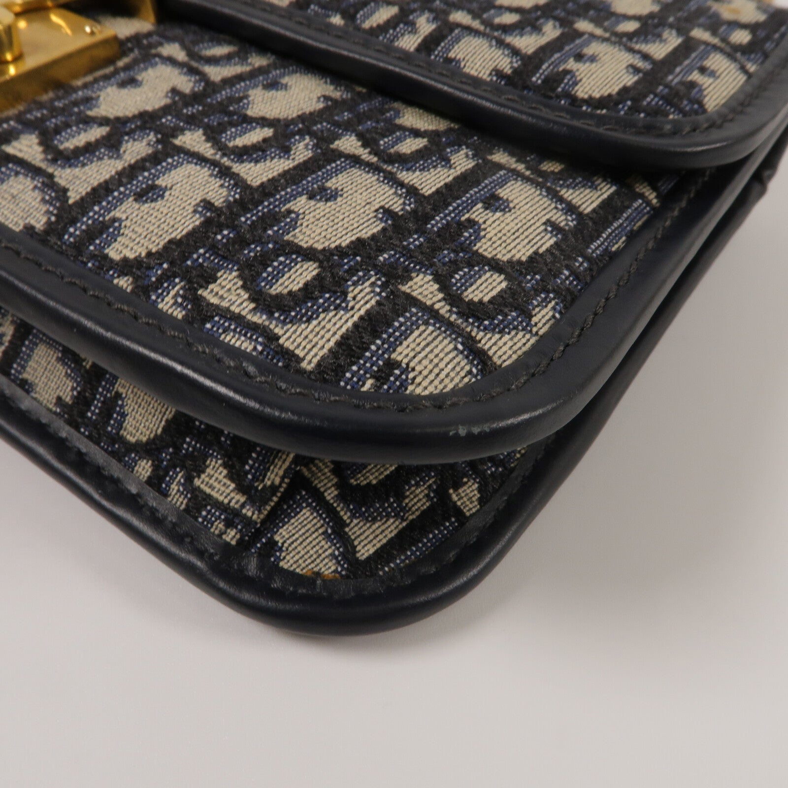 Dior 帆布Dioraddict Flap Bag鏈帶肩背袋