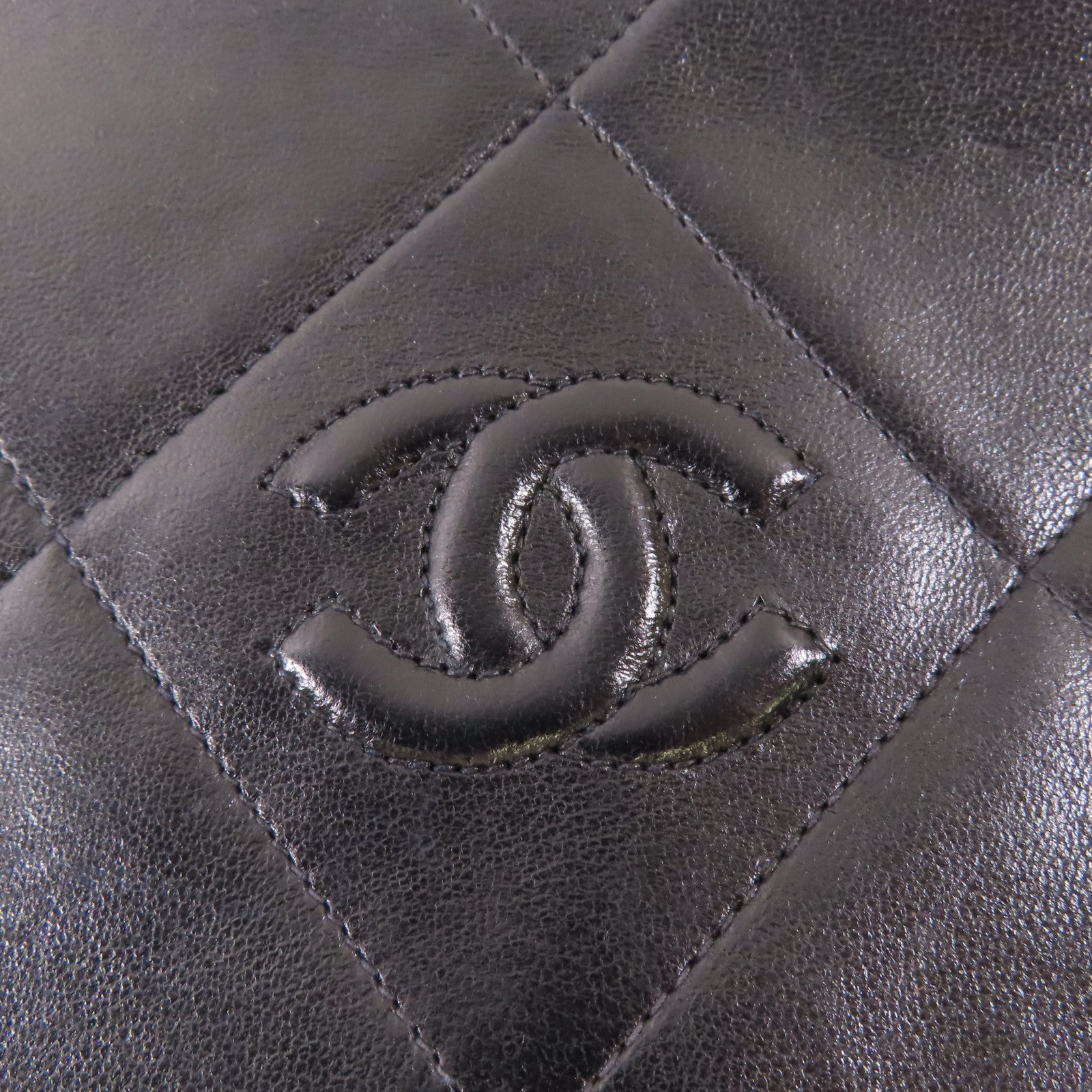 CHANEL 【激減優惠】羊皮皮革Vintage Chain Shoulder金扣鏈帶肩背袋