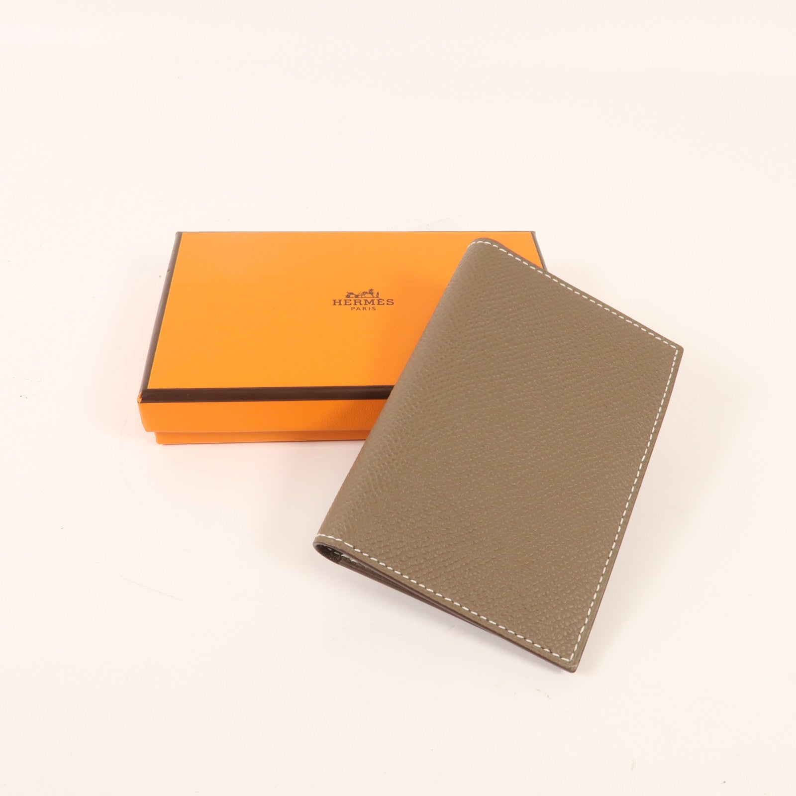 HERMES Epsom皮革MC2 Euclide Card Holder卡片套Etoupe