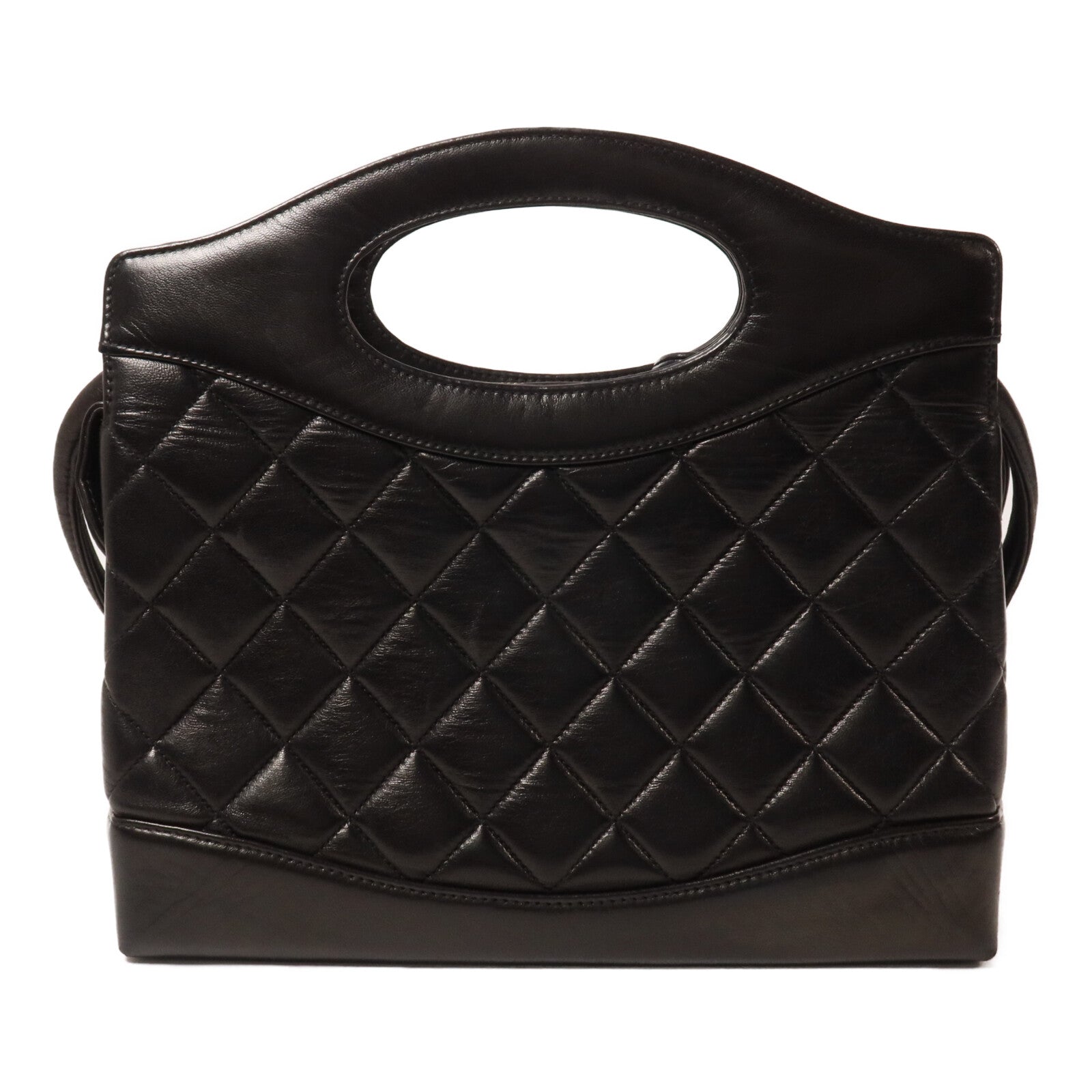 CHANEL 羊皮皮革Vintage手挽肩背兩用袋