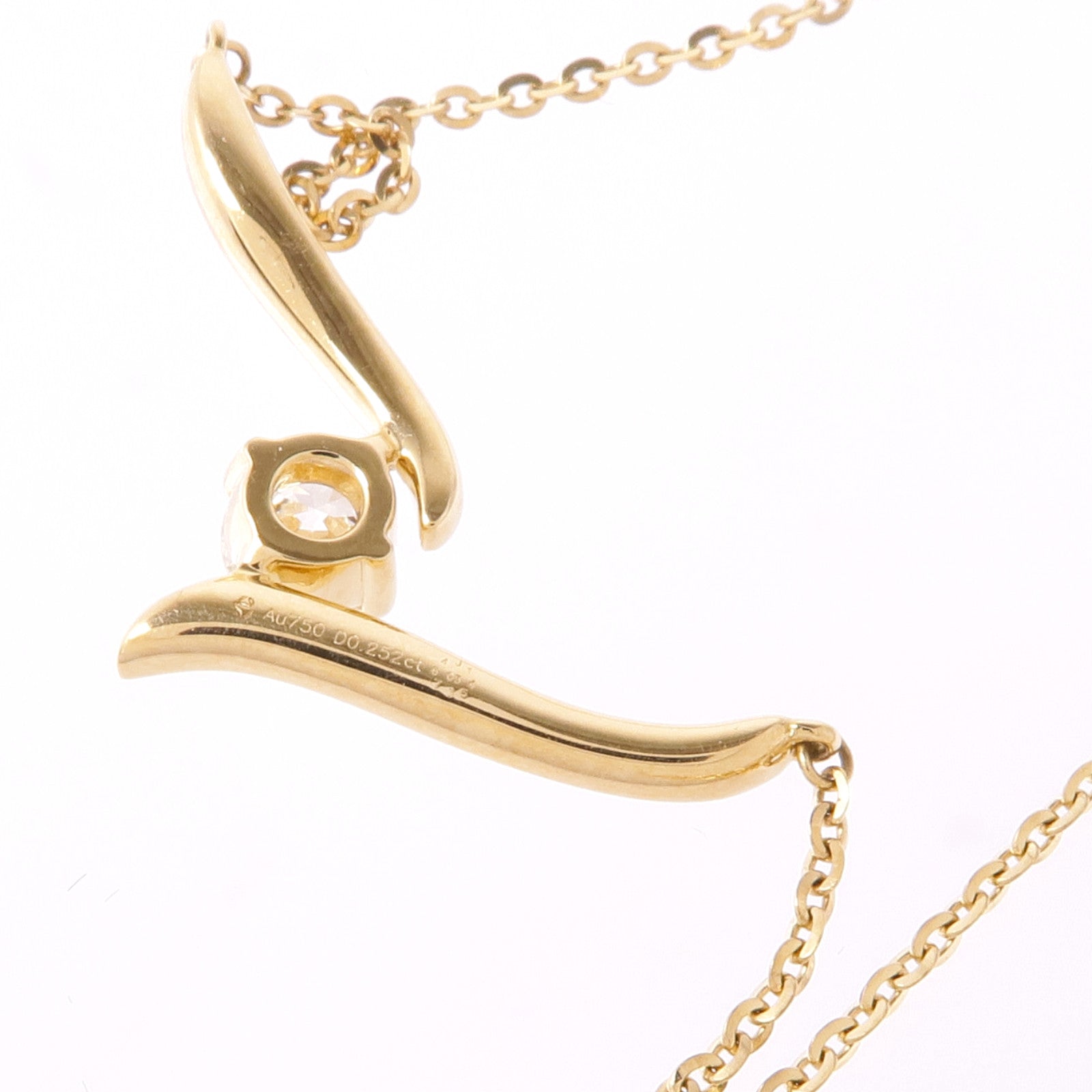 JEWELRY 【激減優惠】18K黃金Diamond Necklace鑽石項鍊