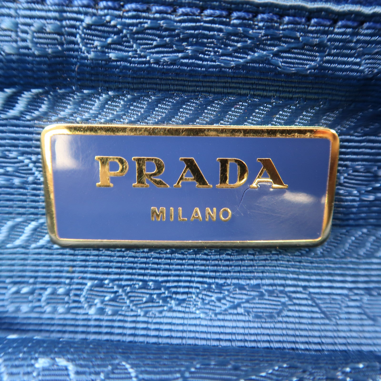 PRADA 尼龍2Way Shoulder金扣手挽肩背兩用袋