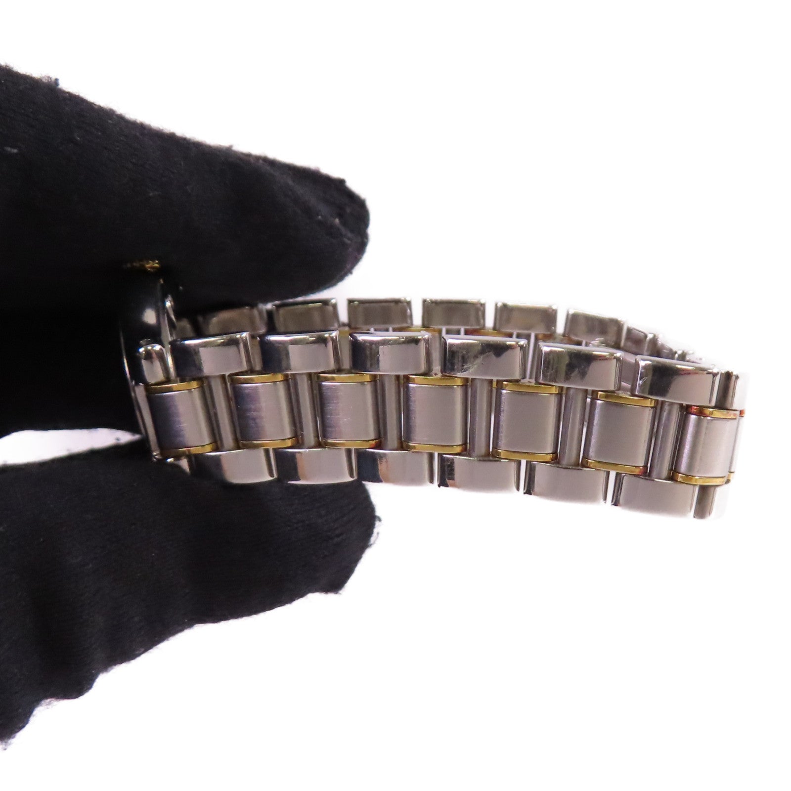 CARTIER 21 Must de Cartier W10073R6 Quartz Watch 18K YG Stainless Steel