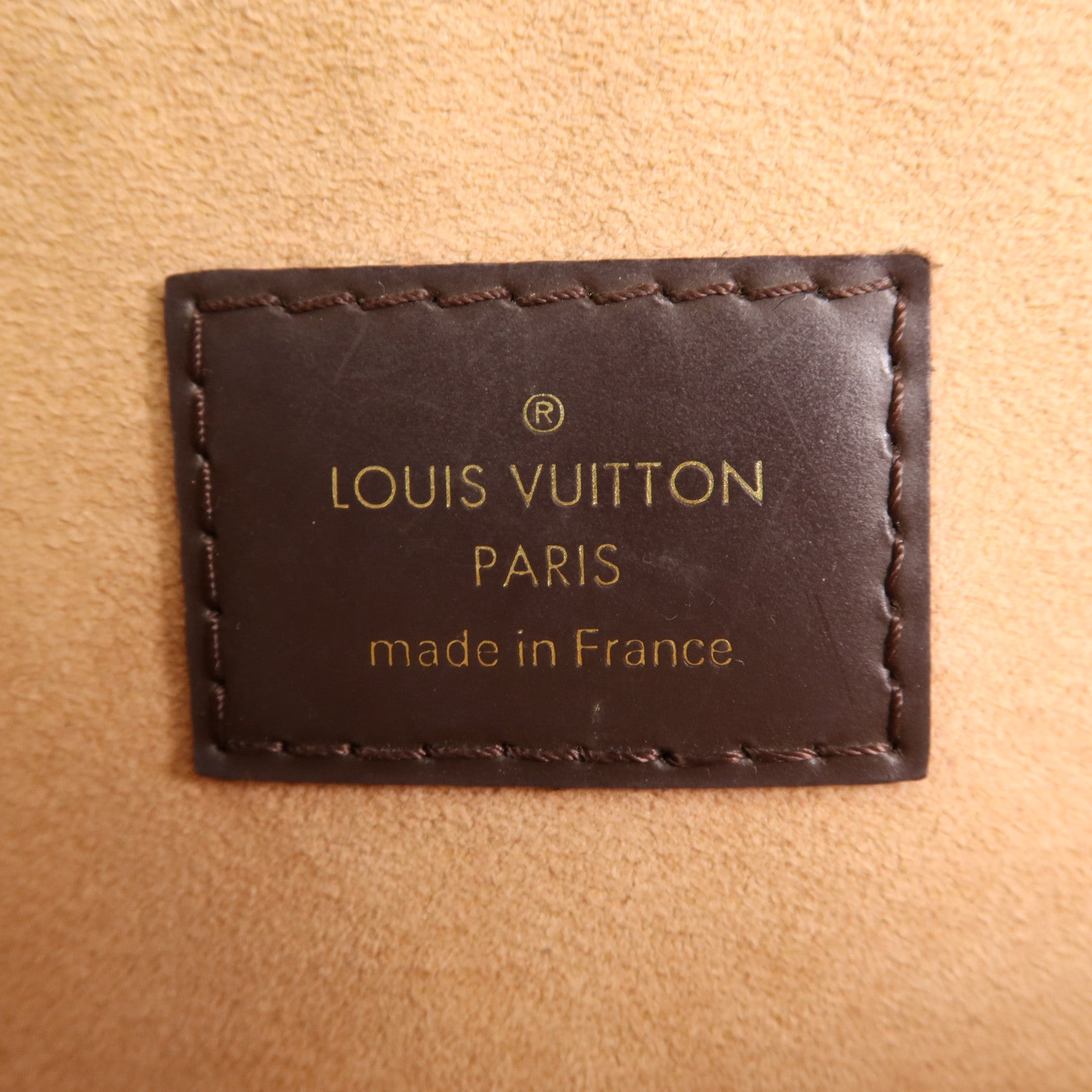 LOUIS VUITTON Damier Kensington Bowling金扣手挽袋