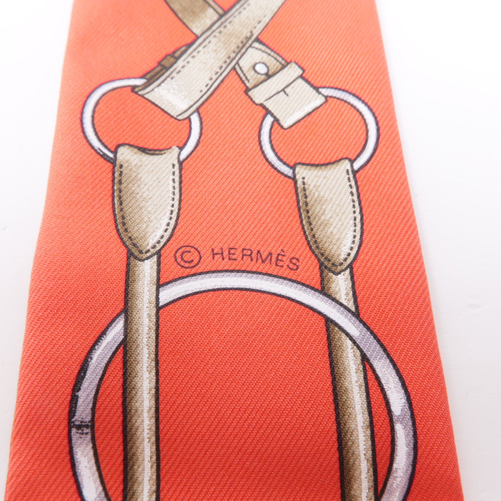 HERMES 絲質Twilly絲巾