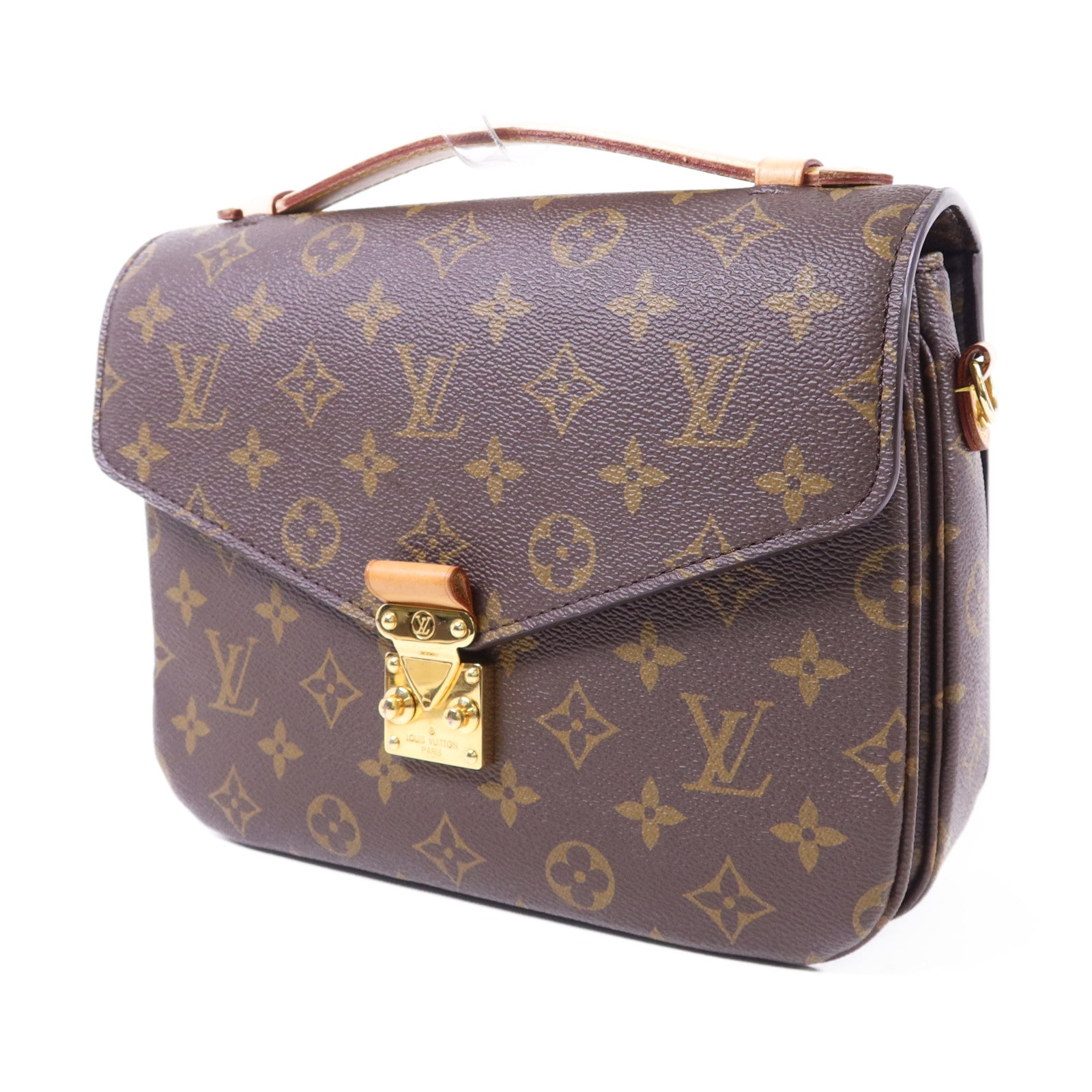 LOUIS VUITTON Monogram Pochette Metis MM金扣手挽肩背兩用袋