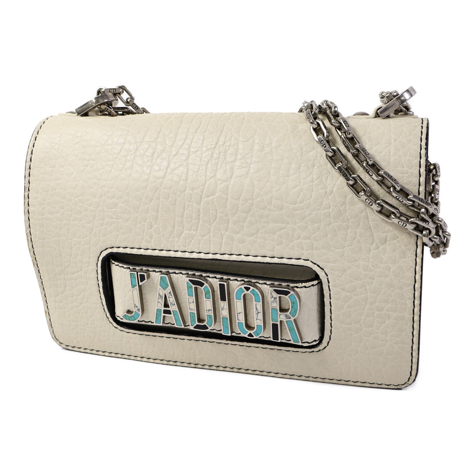 Dior 牛皮皮革Chain Shoulder Bag鏈帶肩背袋