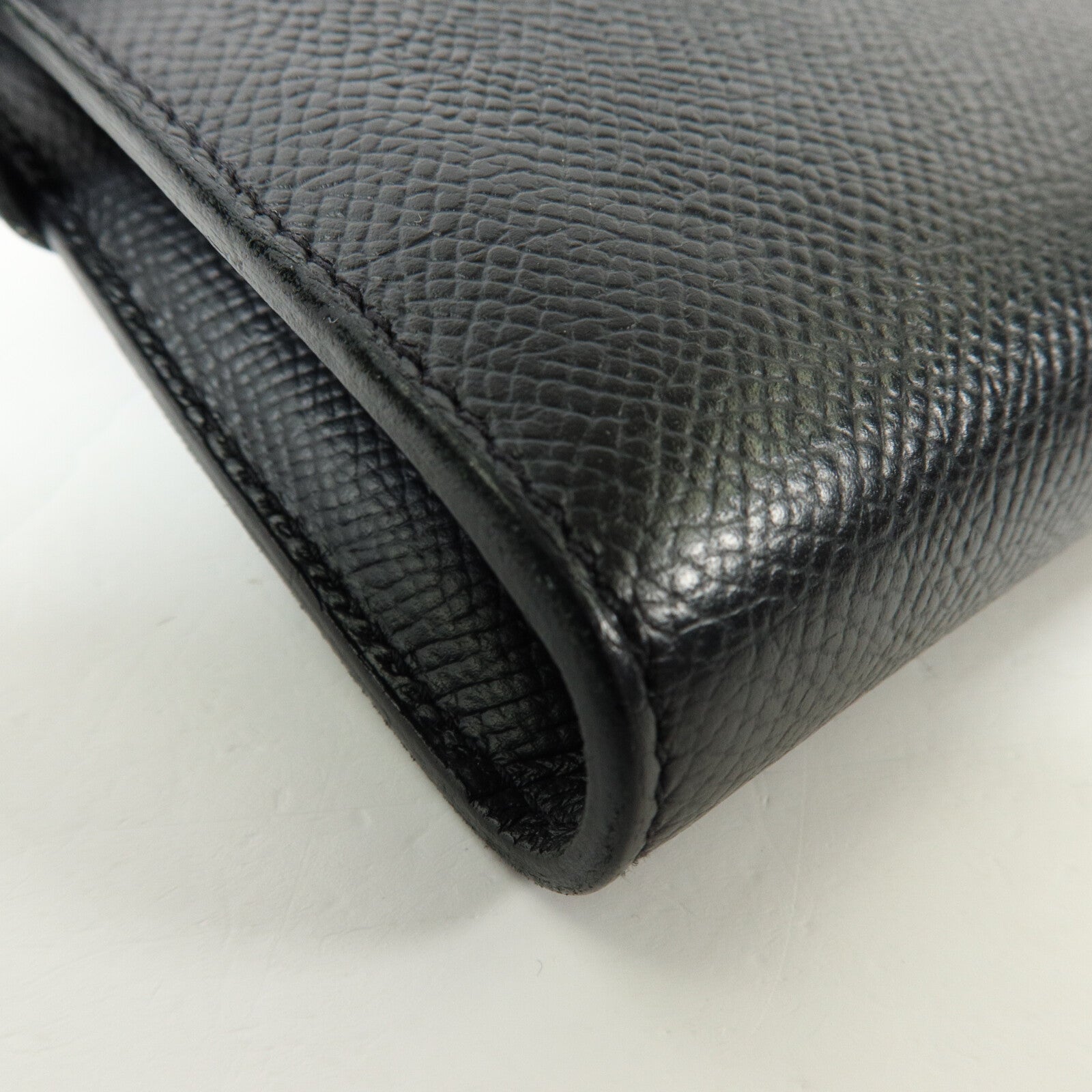 HERMES Epsom皮革Kelly Long Wallet長錢包Noir