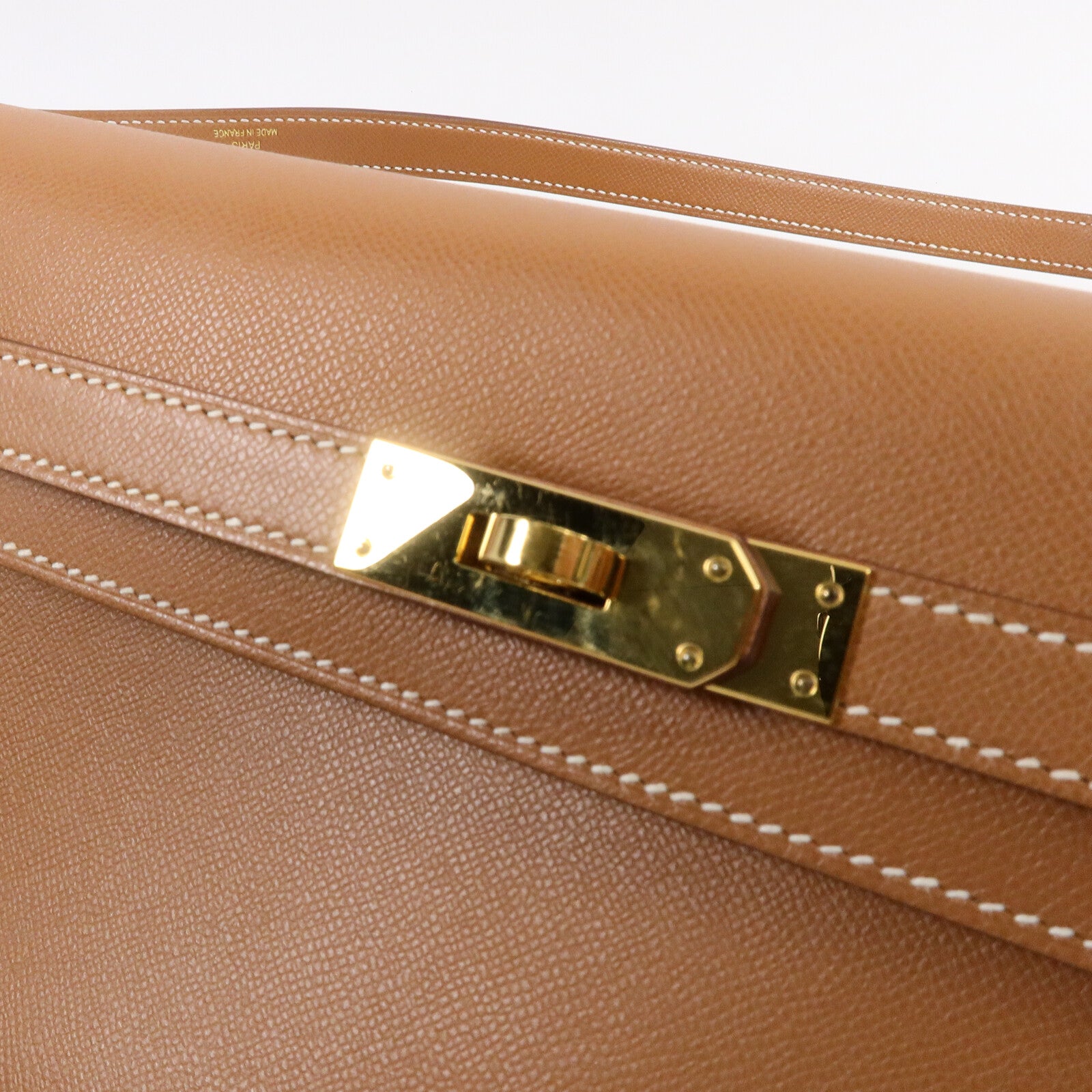 HERMES MadameKelly Elan肩背袋Gold